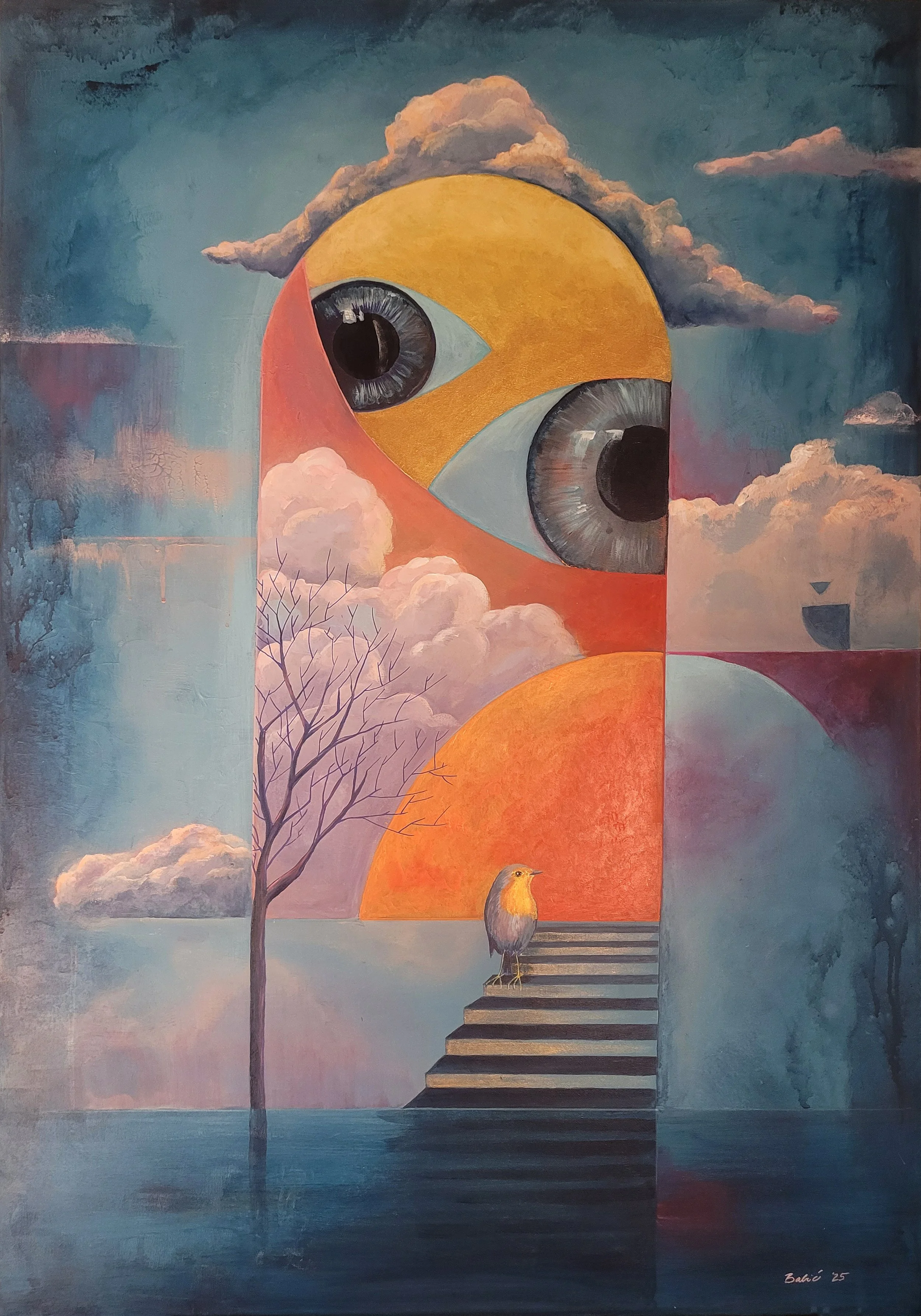 Inner Sun 70 x 100 cm Acrylic on canvas
