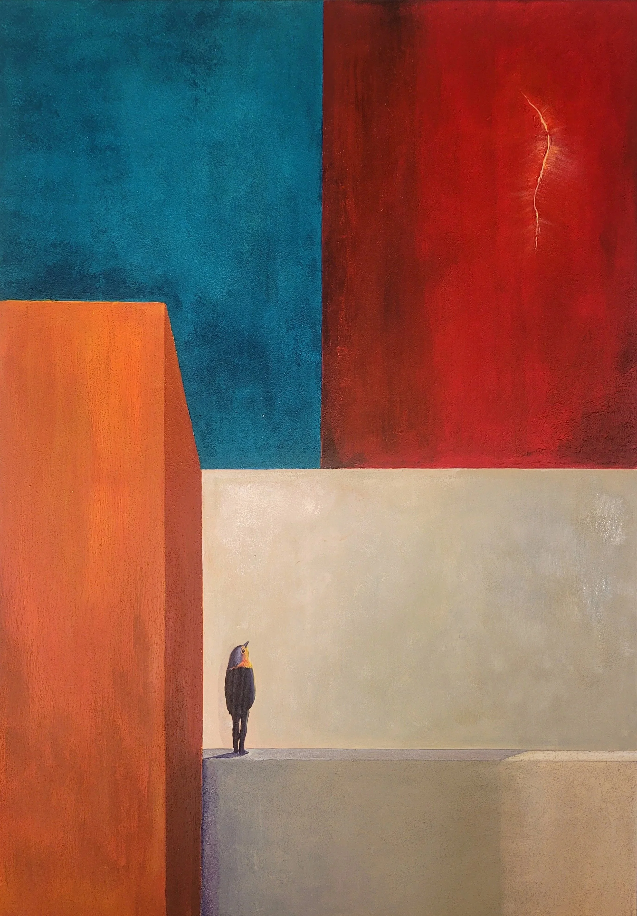 Shaping the invisible 70 X 100 cm _Acrylic on canvas