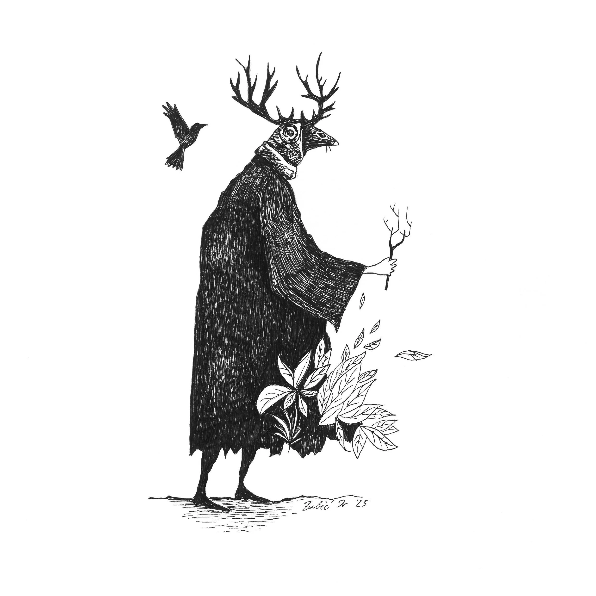 Veles 20 x 30 cm _Ink on paper
