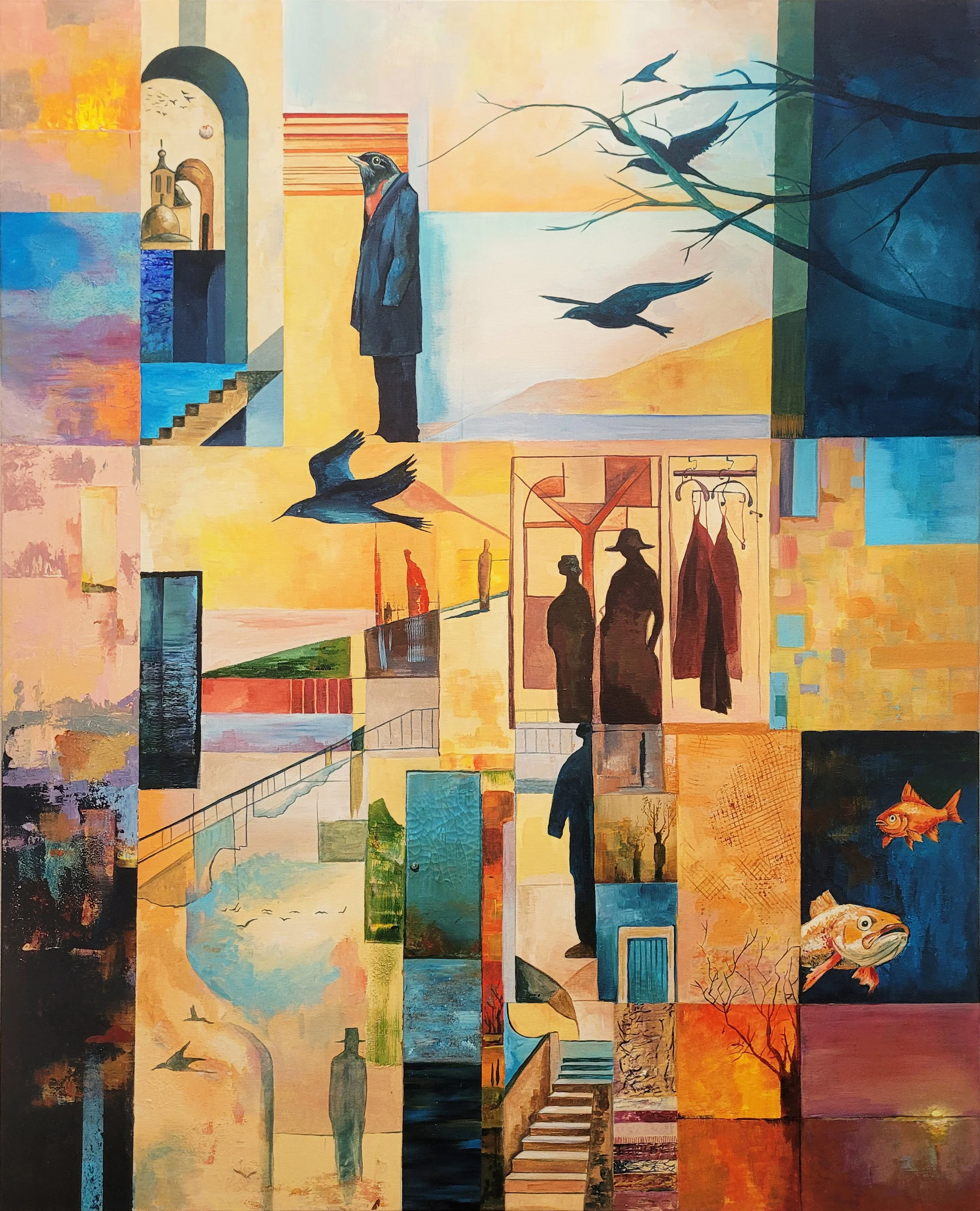 Between the Worlds 80 x 100 cm _Arcylic on canvas