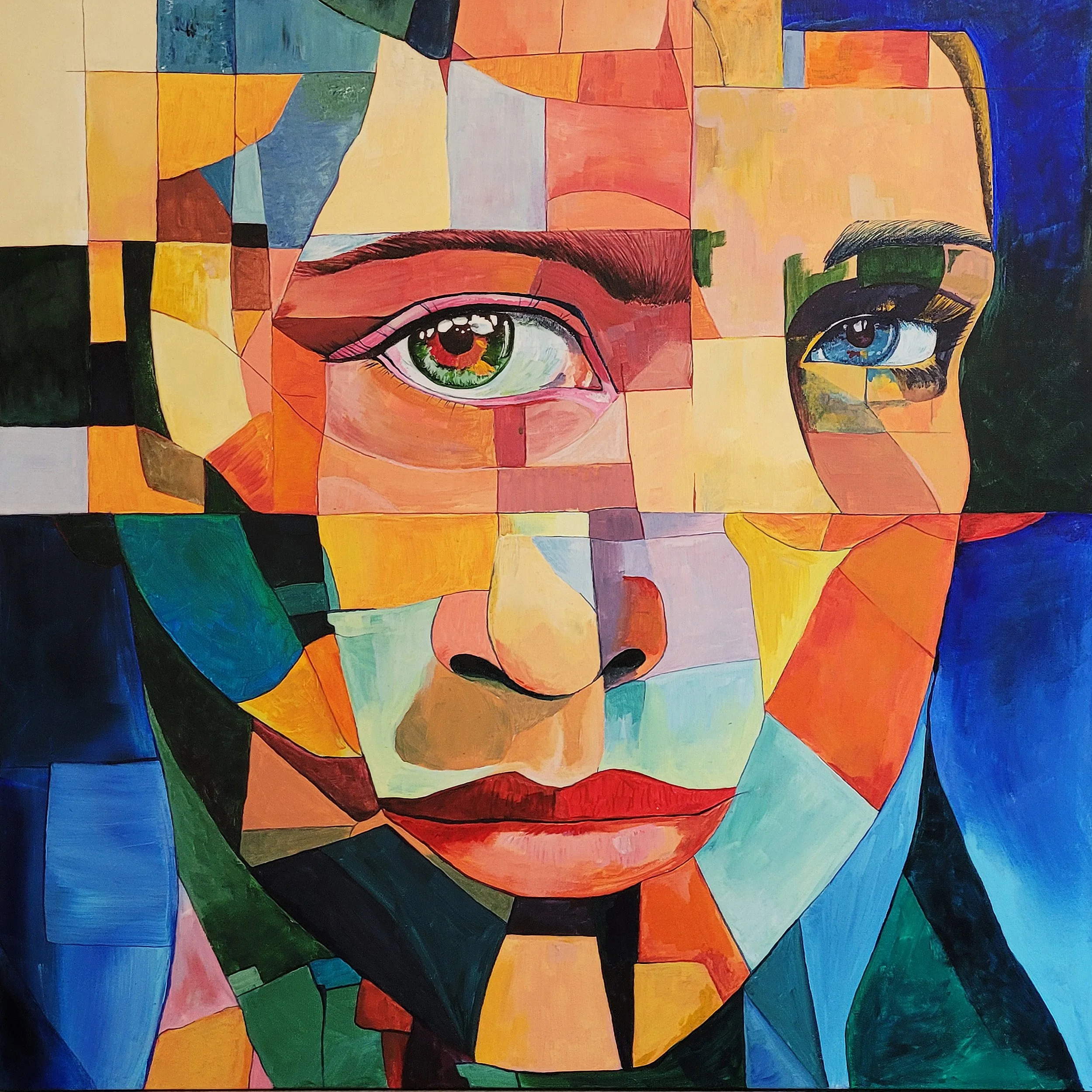 Identity 80 x 80 cm _Acrylic on canvas