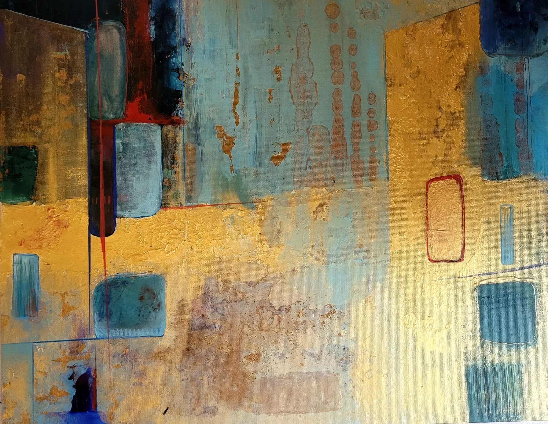 Between the Walls 50 X 40 cm _Acrylic on canvas