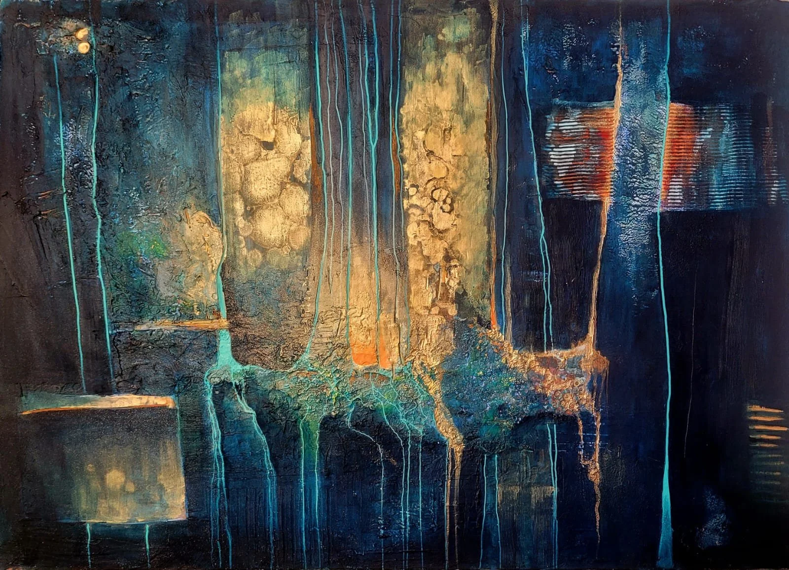 Matter remembers 70 x 50 cm_Acrylic on canvas