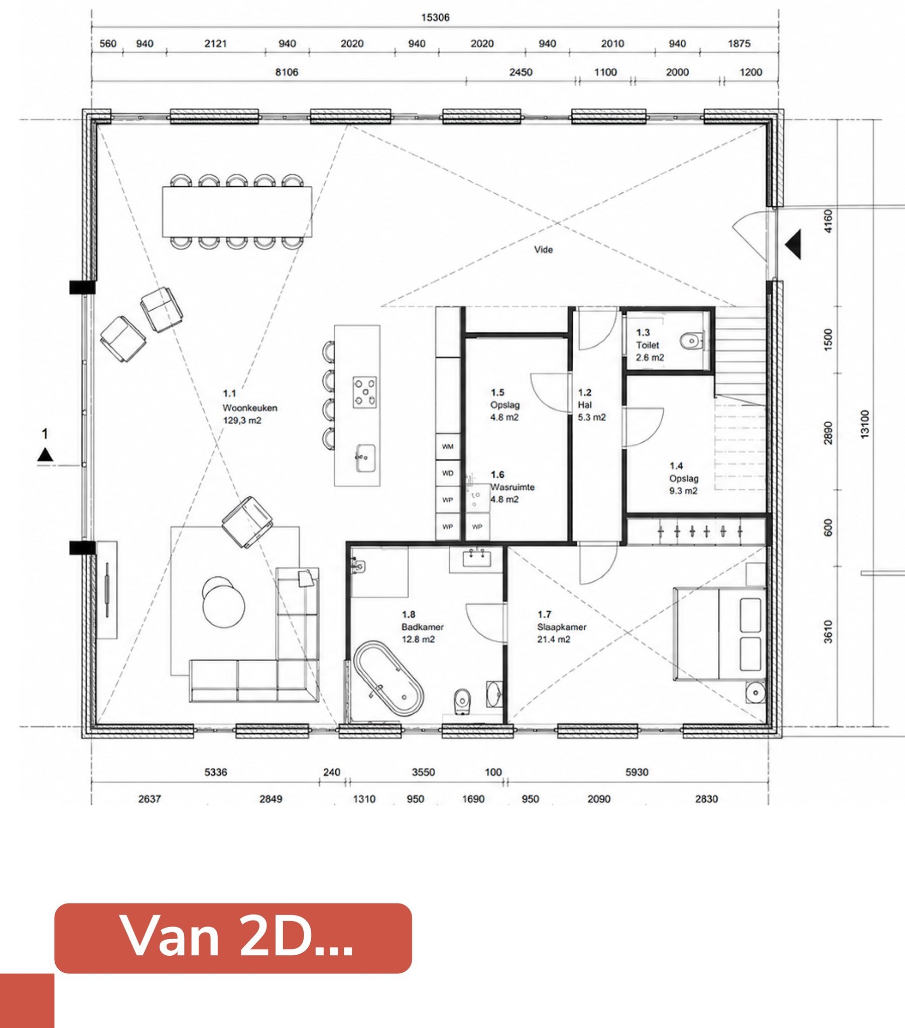 Van 2D naar 3D. Van idee naar beleving

Een plattegrond geeft de indeling weer, maar een 3D-visualisatie laat een ontwerp echt tot leven komen. 

#architectuur #architectonischontwerp #BdGV #bouwontwerp #interieurarchitectuur #ontwerpbureau #ruimteli