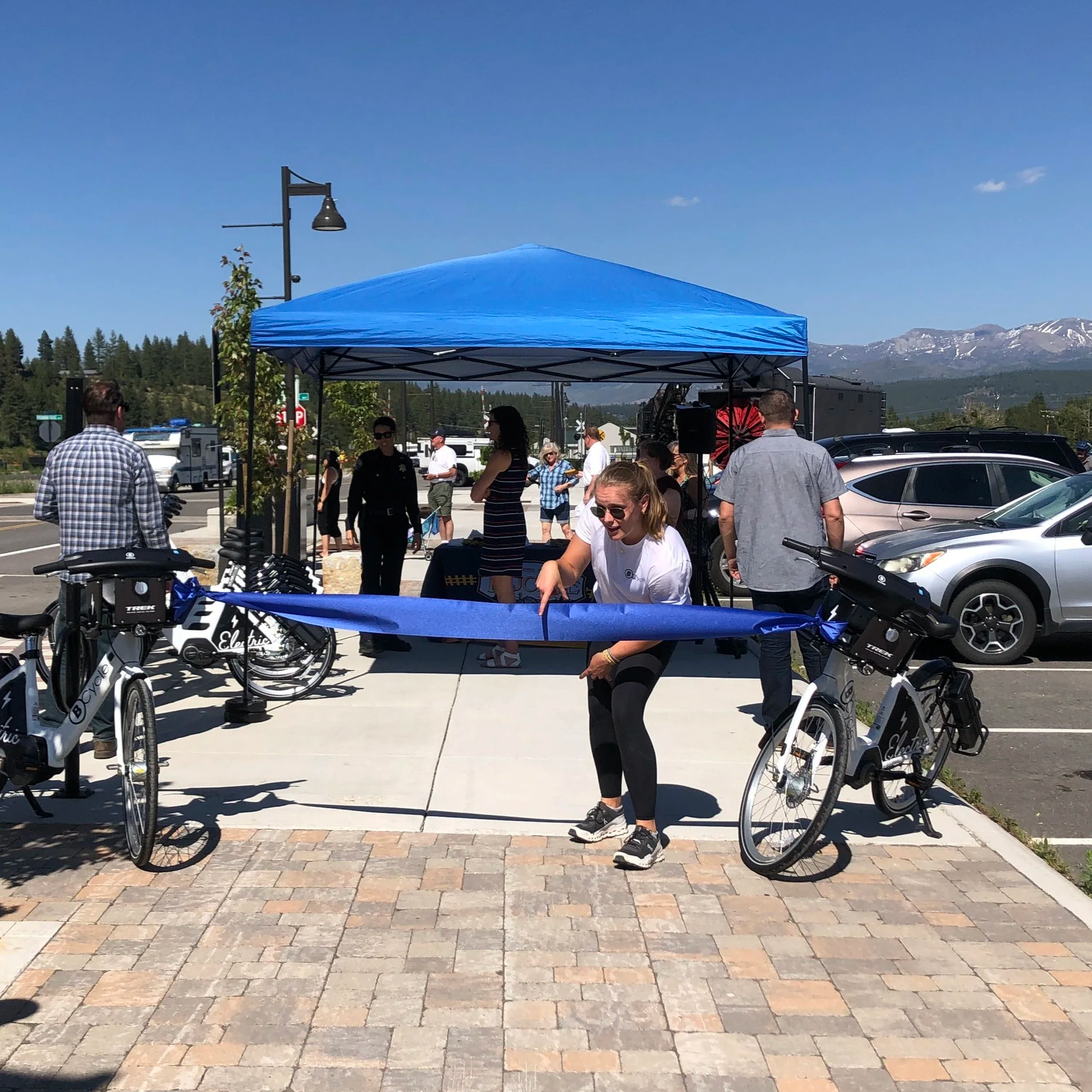 Truckee BCycle (Pre-)Ribbon Cutting Ceremony