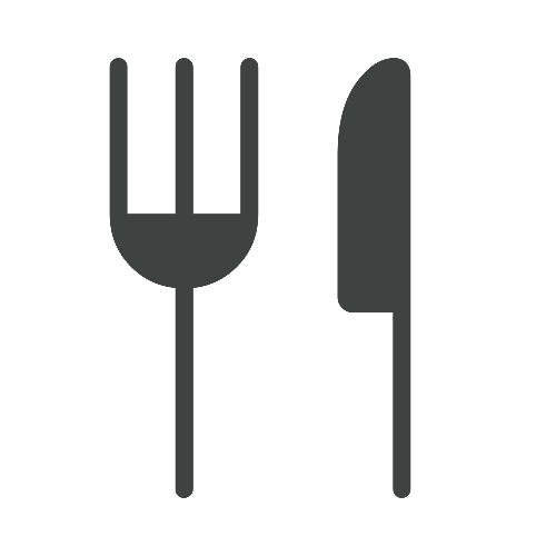 Fork and knife icons