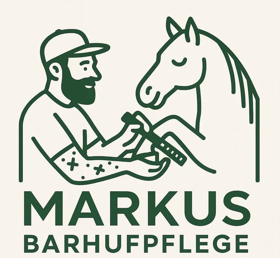 Logo 'Markus Barhufpflege'.