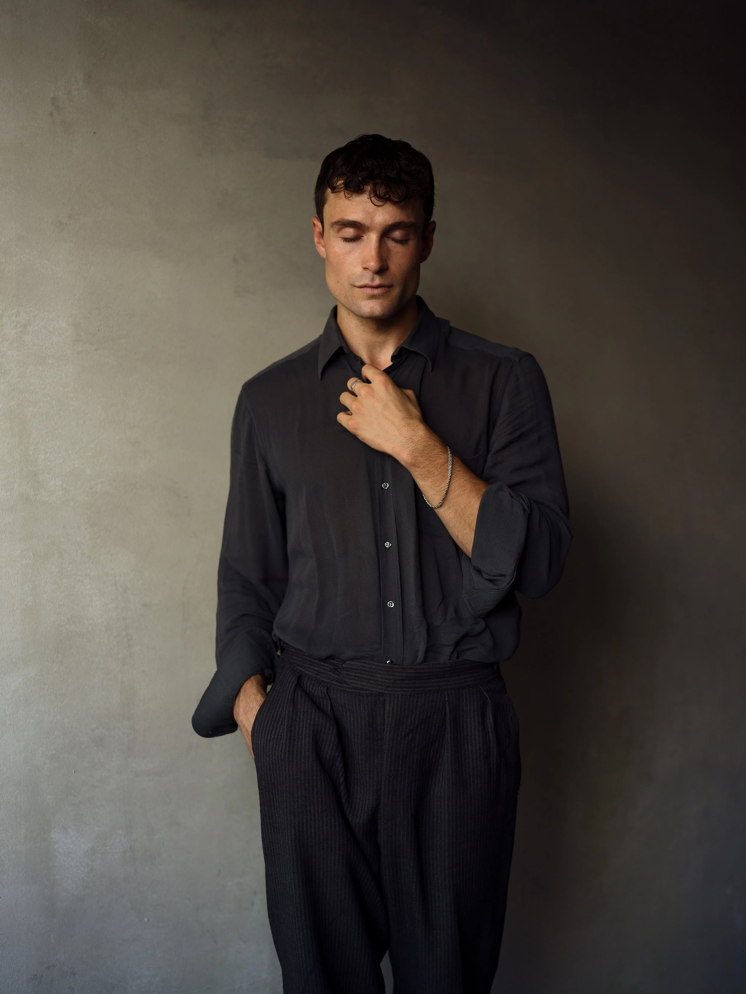 Editorial portrait of Flynn Ivo by Chris Mann London