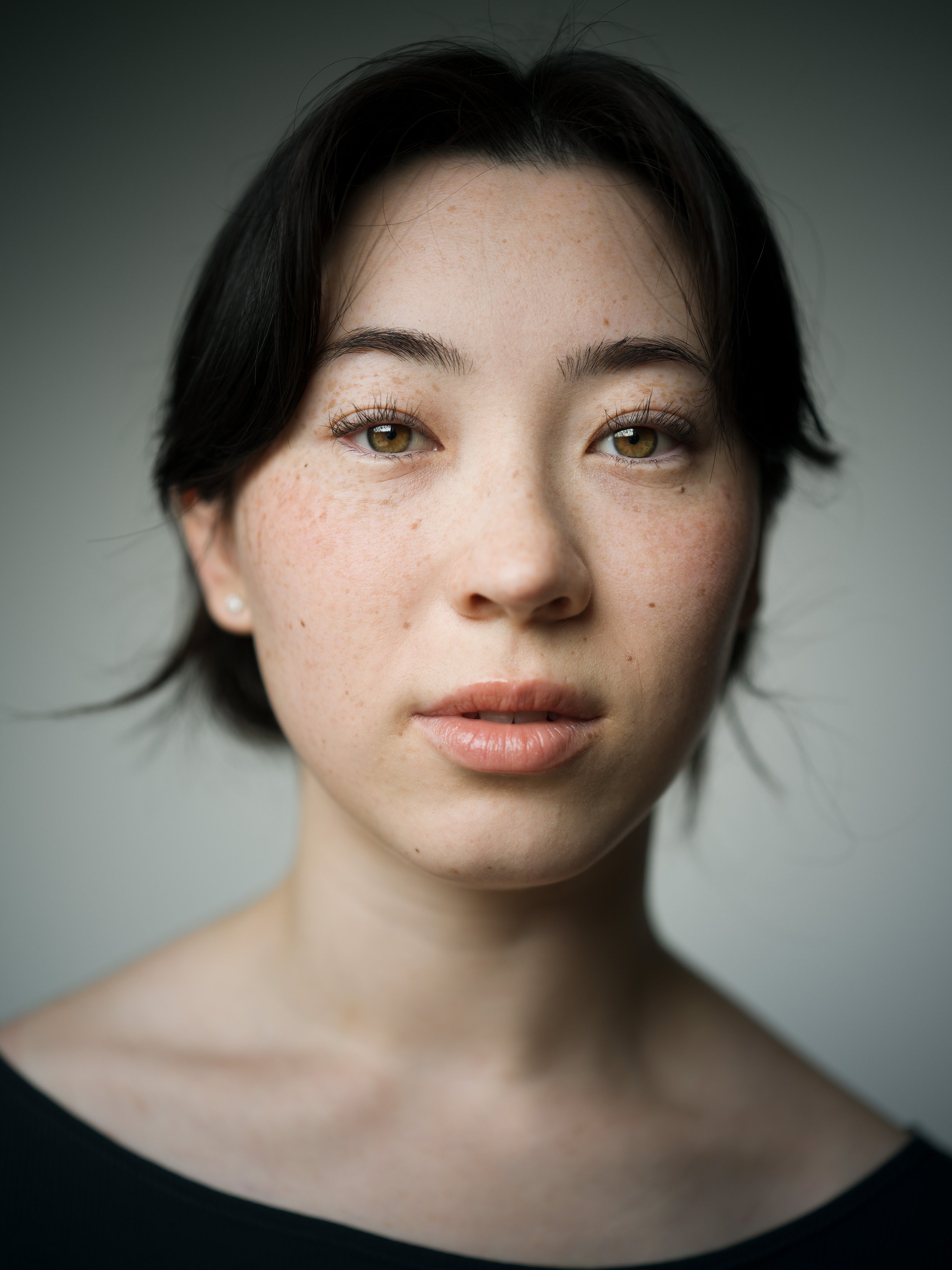 Headshot of an actress taken by Chris Mann