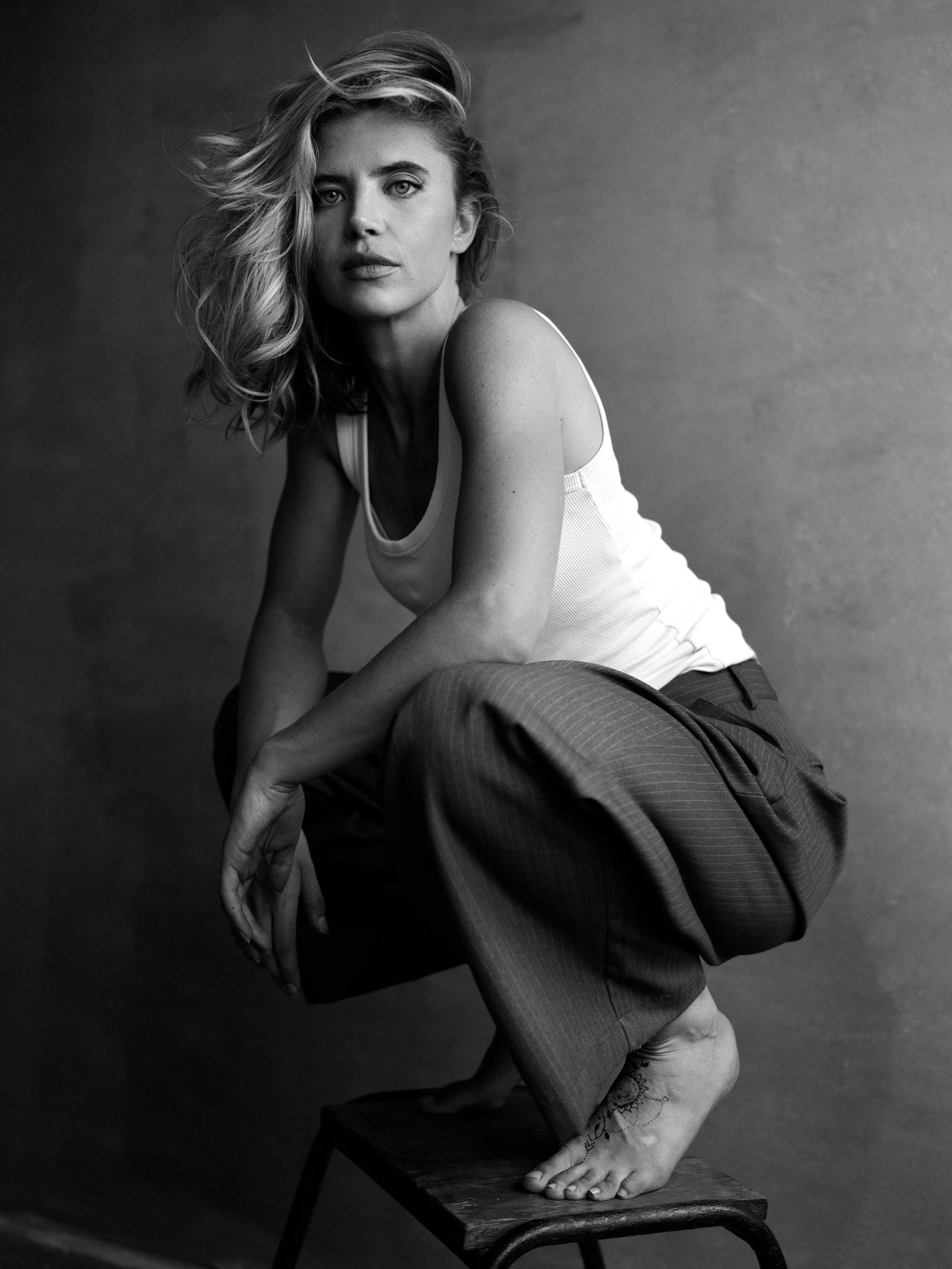 Editorial portrait photo of Isabelle Bonfrer by Chris Mann