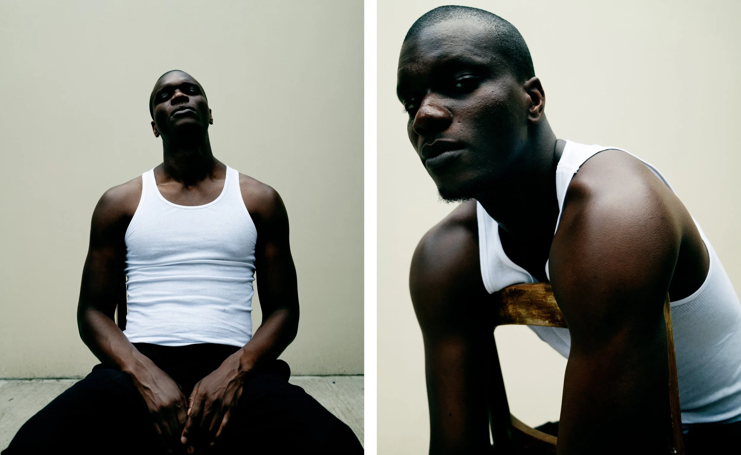 Nimshe Kongolo editorial portraits by Chris Mann
