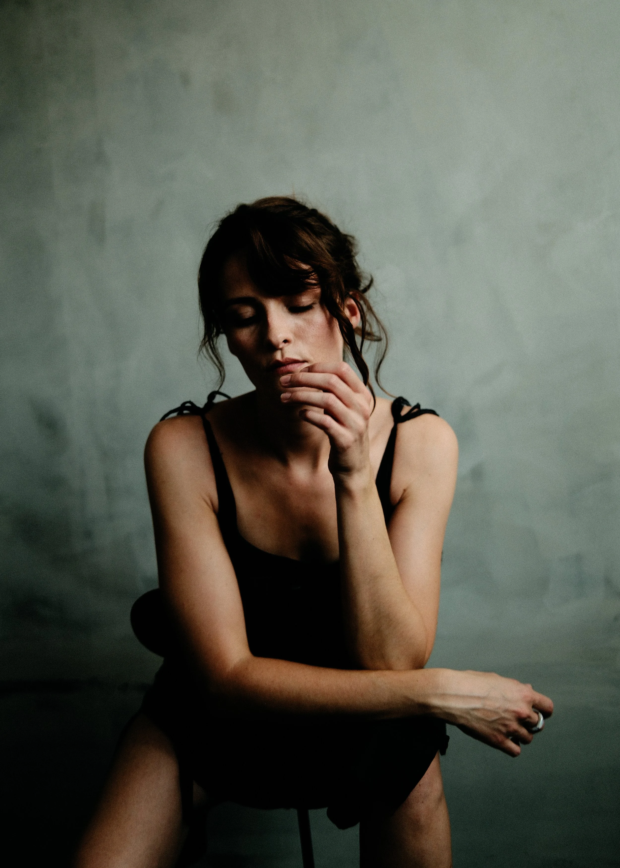 Editorial portrait of Olivia K Morris taken by Chris Mann