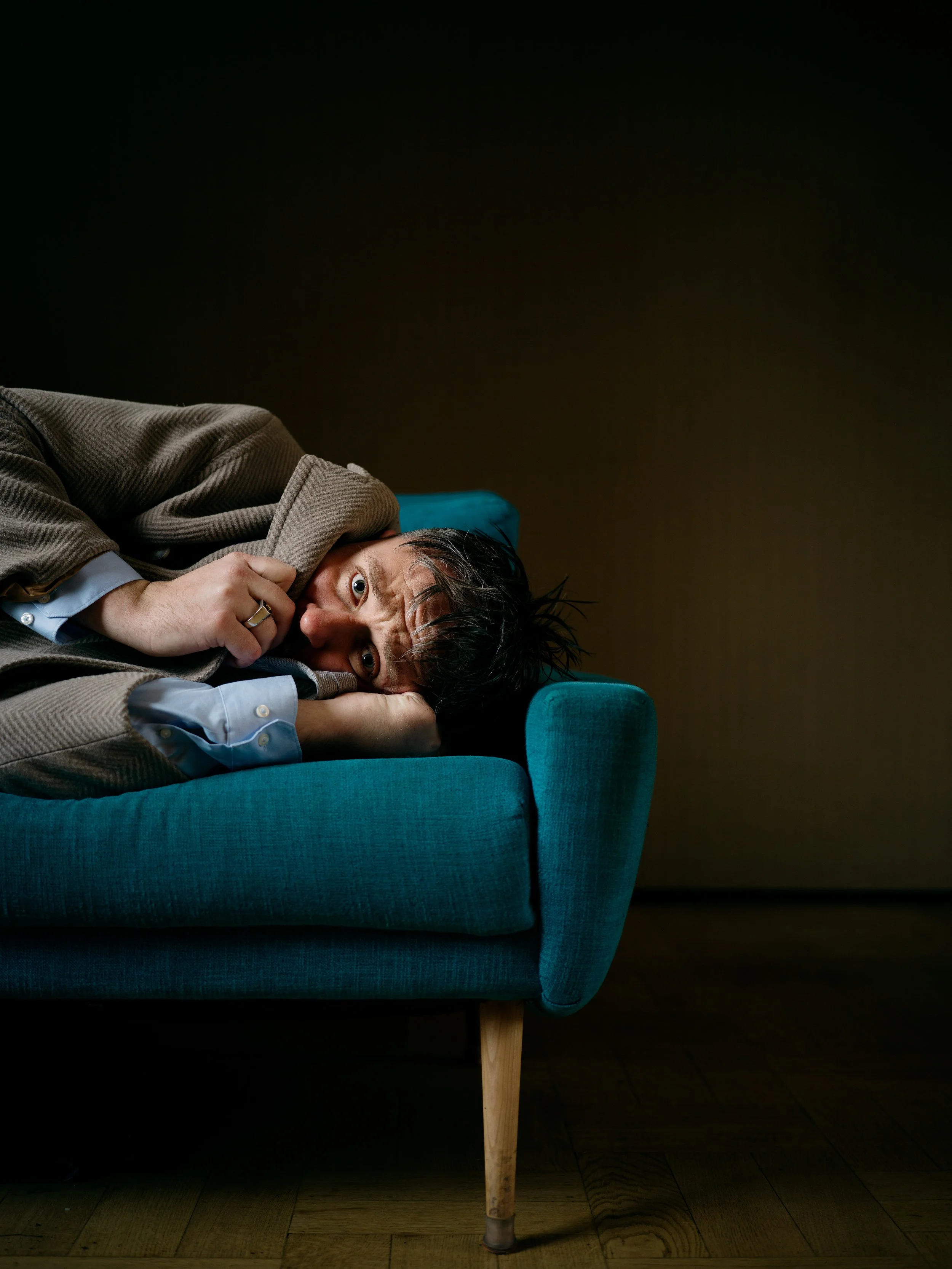 Portrait of actor Sam Wilson taken by Chris Mann London