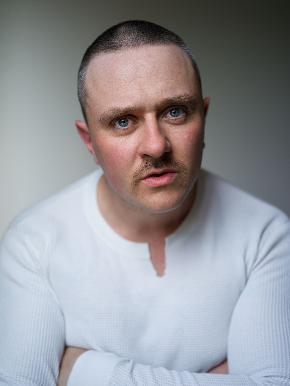 Sam Wilson Actor headshot photographed by Chris Mann