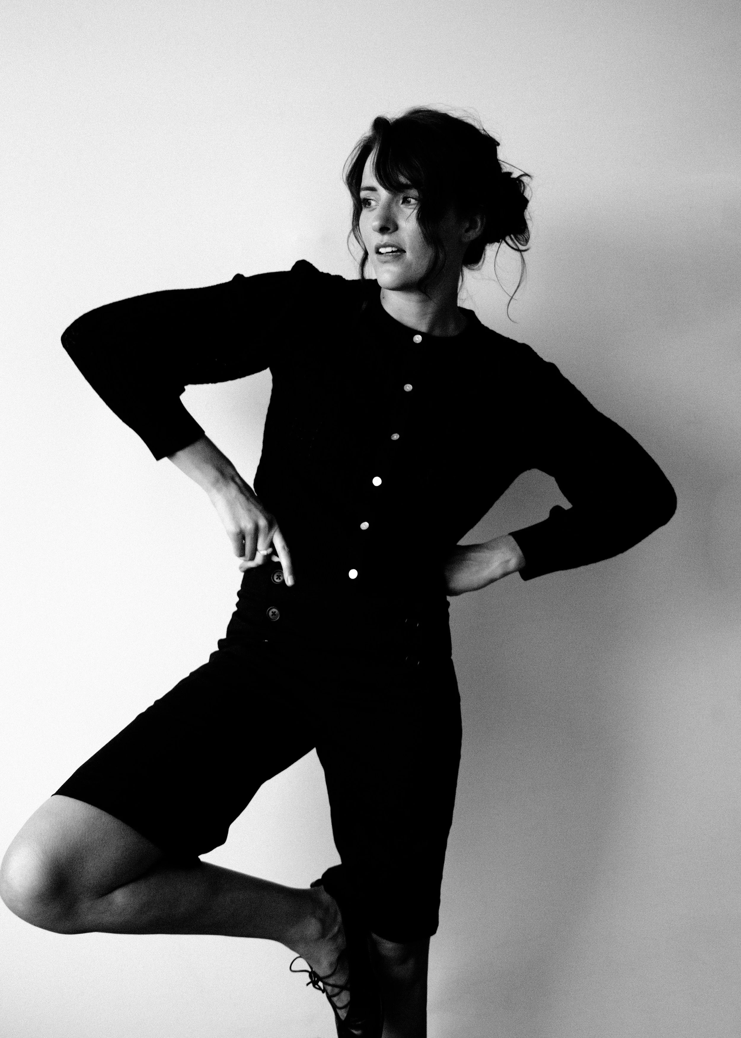 Editorial portrait of Olivia K Morris by Chris Mann London