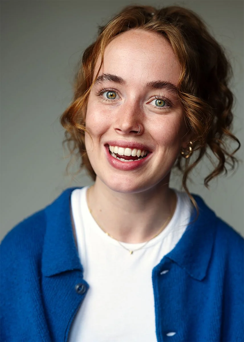 Happy headshot London taken by Chris Mann