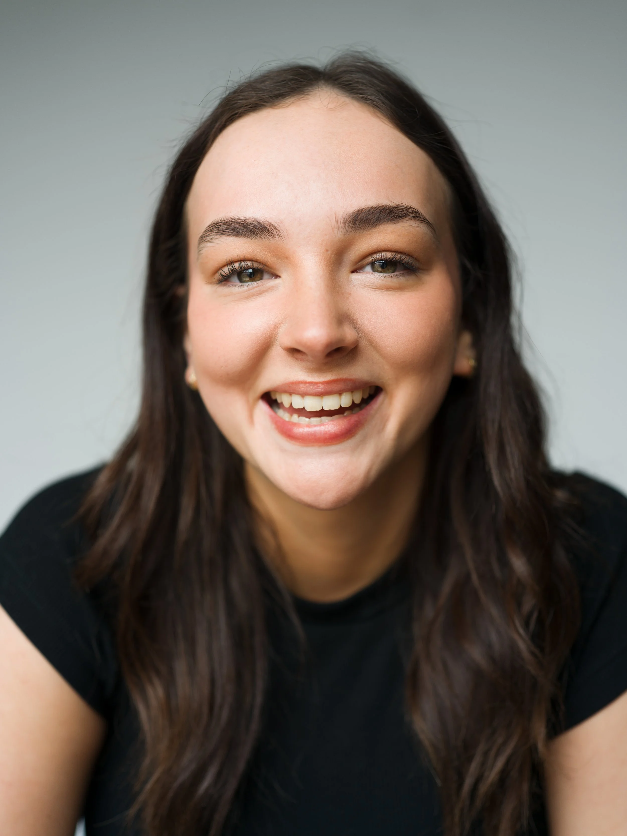 Happy actors headshot by Chris Mann London