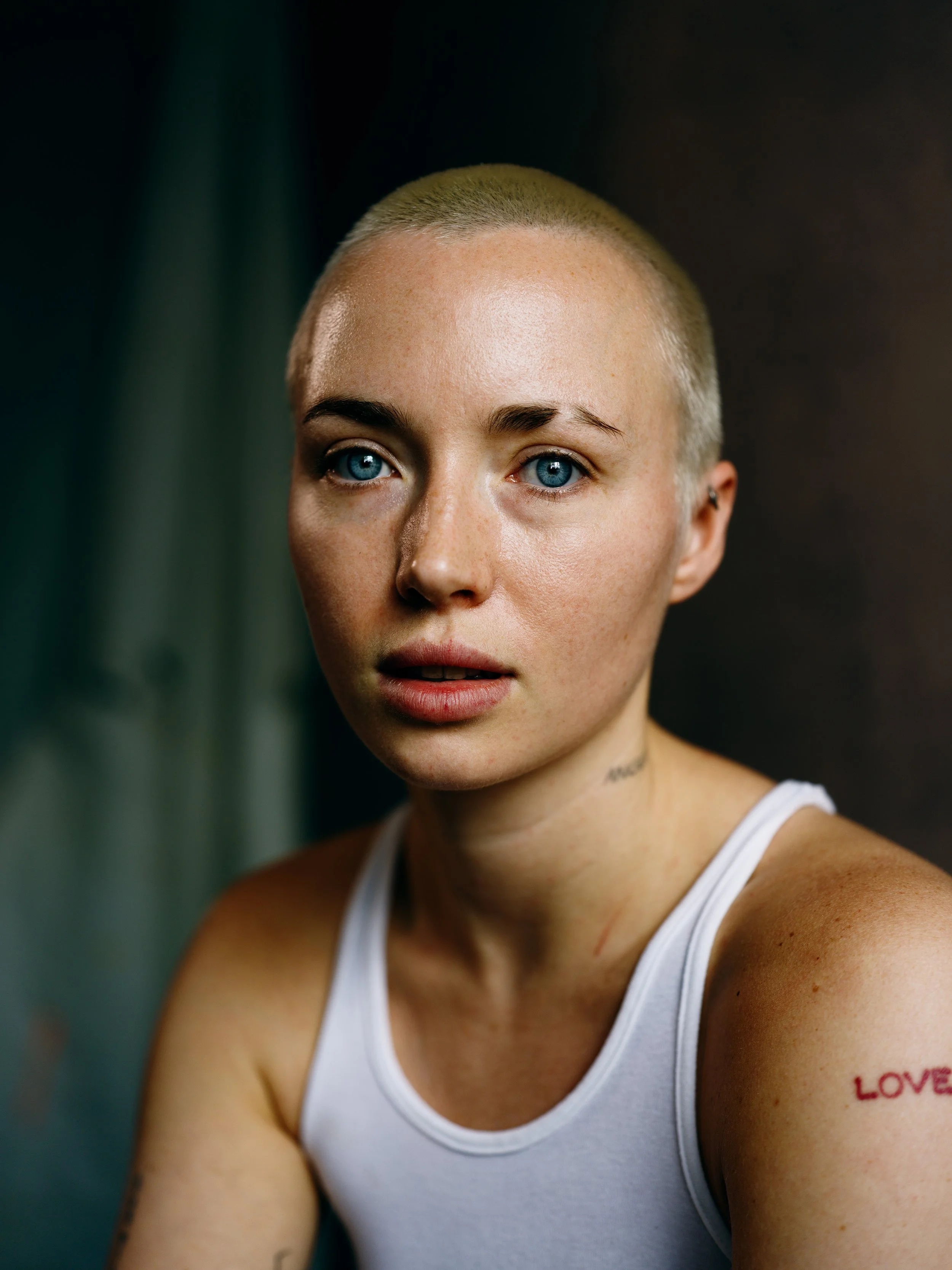 Portrait of Kyia-Bobby taken by Chris Mann London