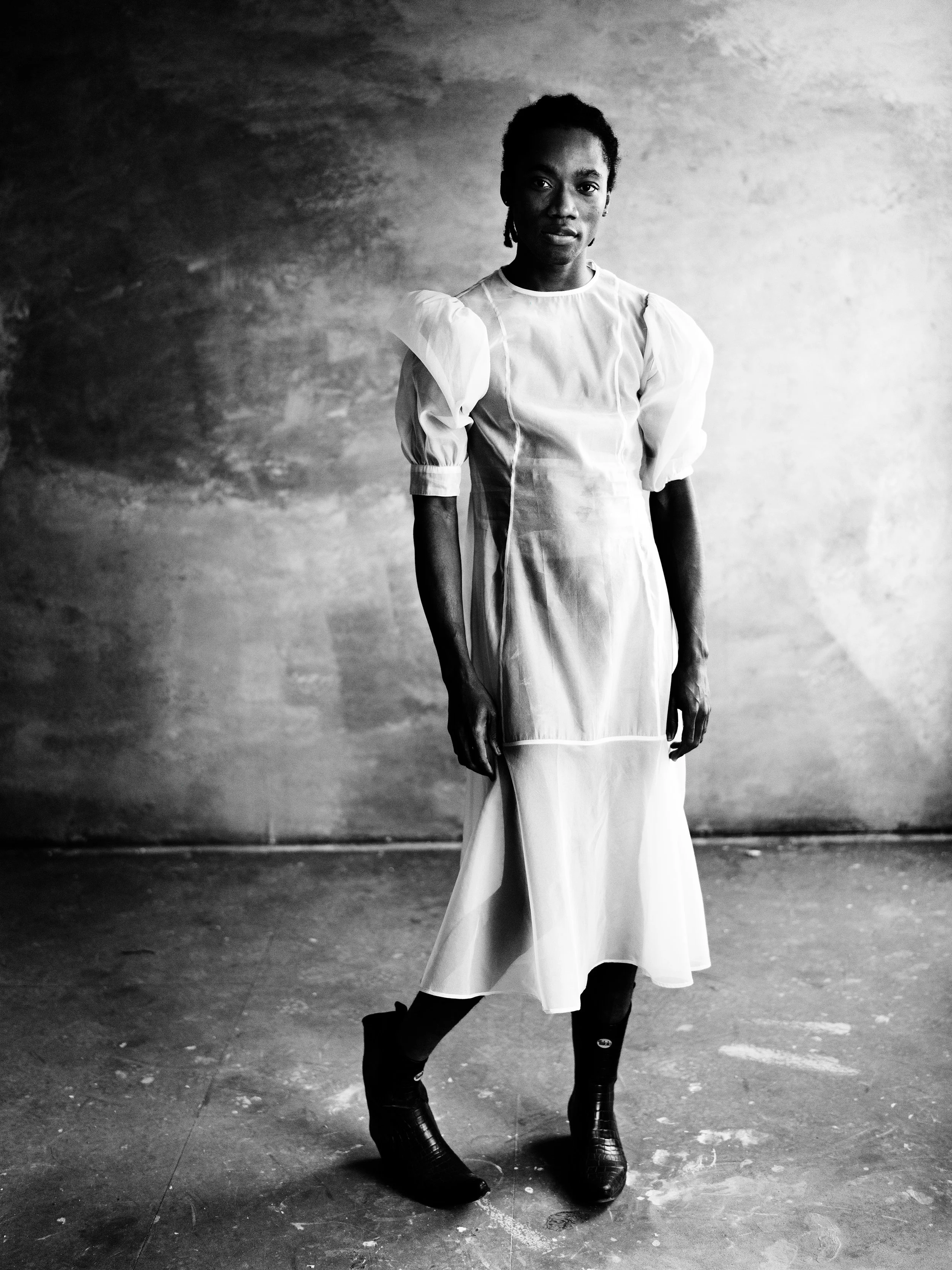 Portrait of Yos Clark by Chris Mann London