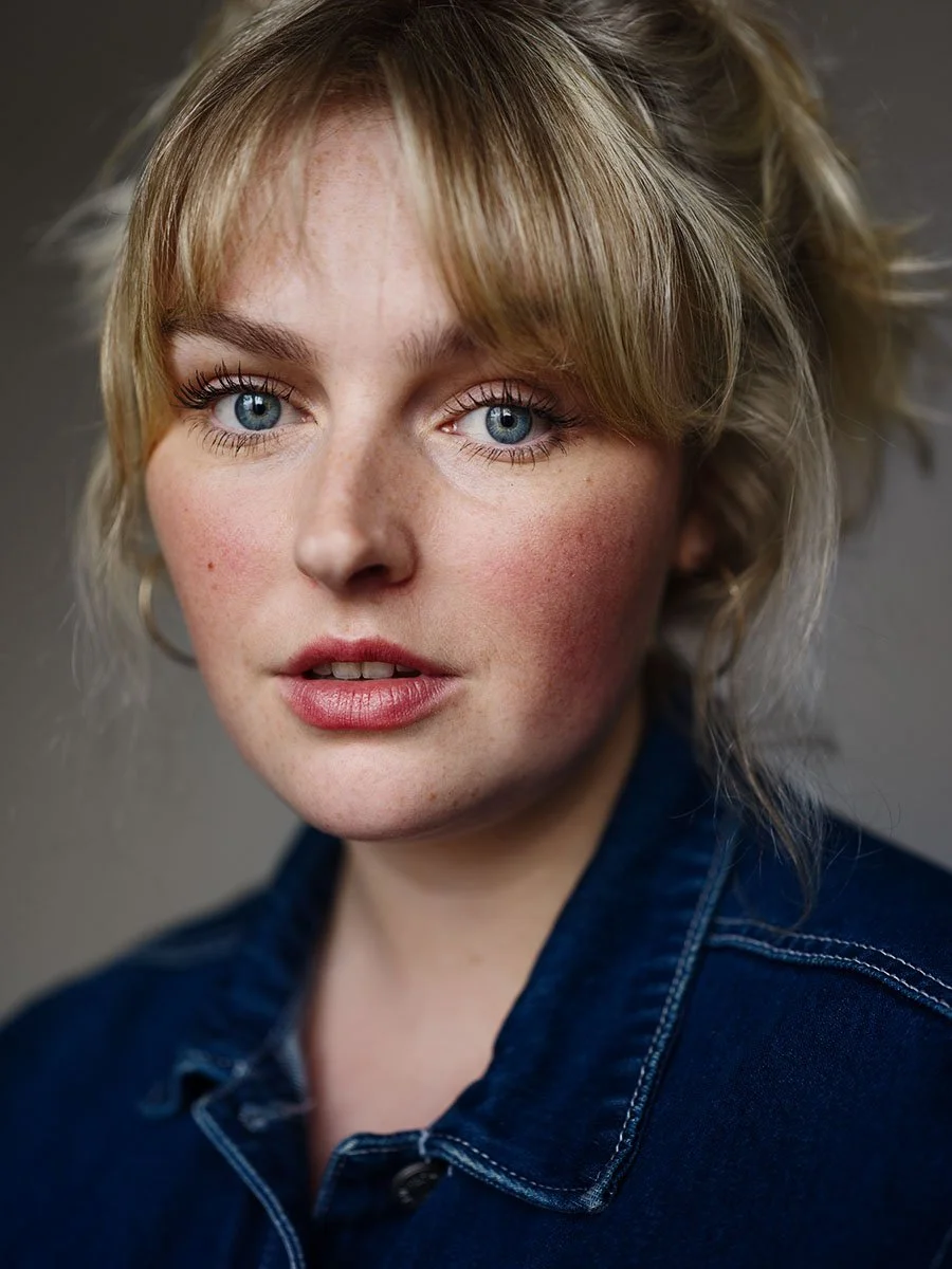Headshot of an actress by Chris Mann London