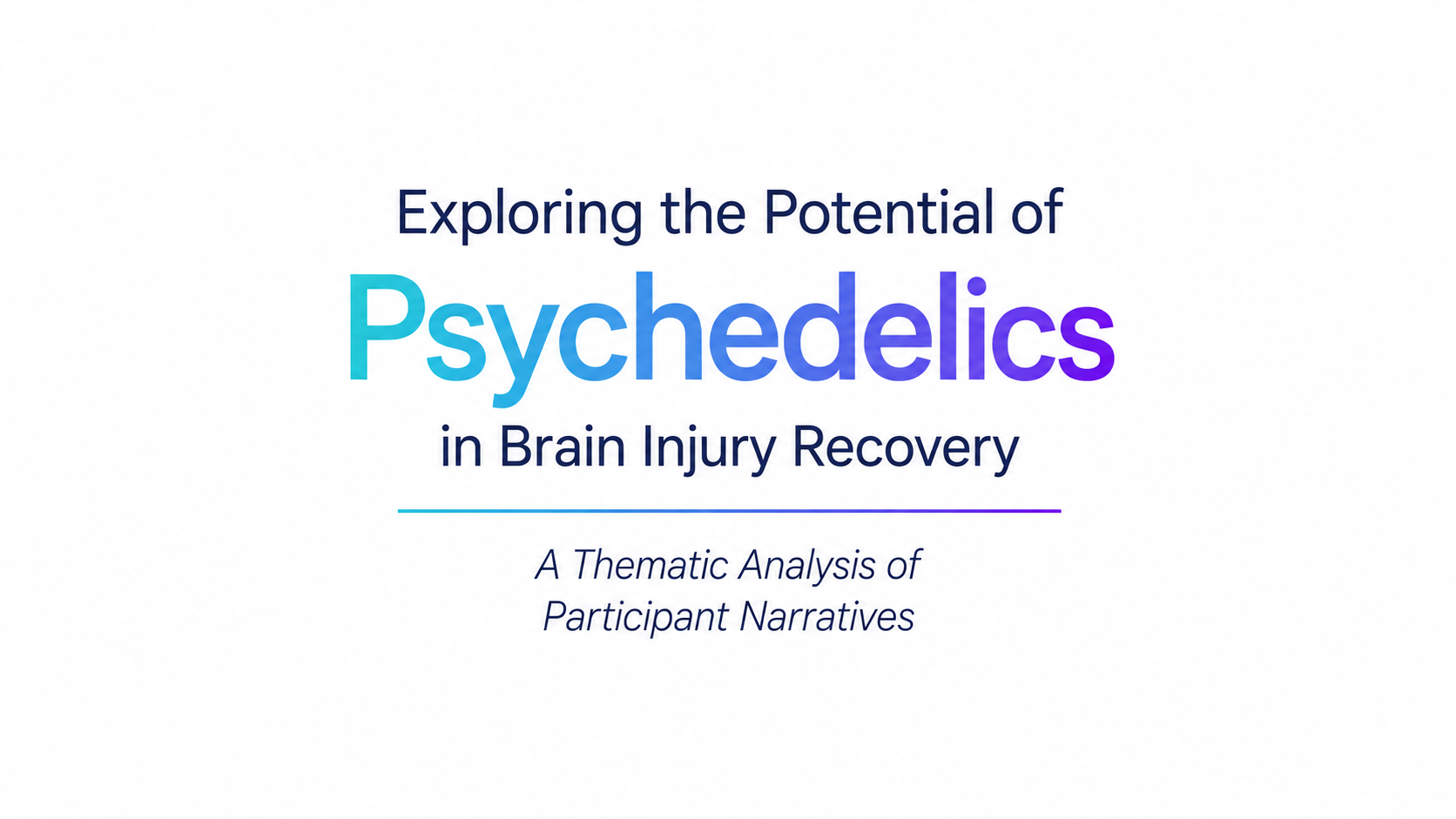 Could Psychedelics Be the Future of Brain Injury Treatment?