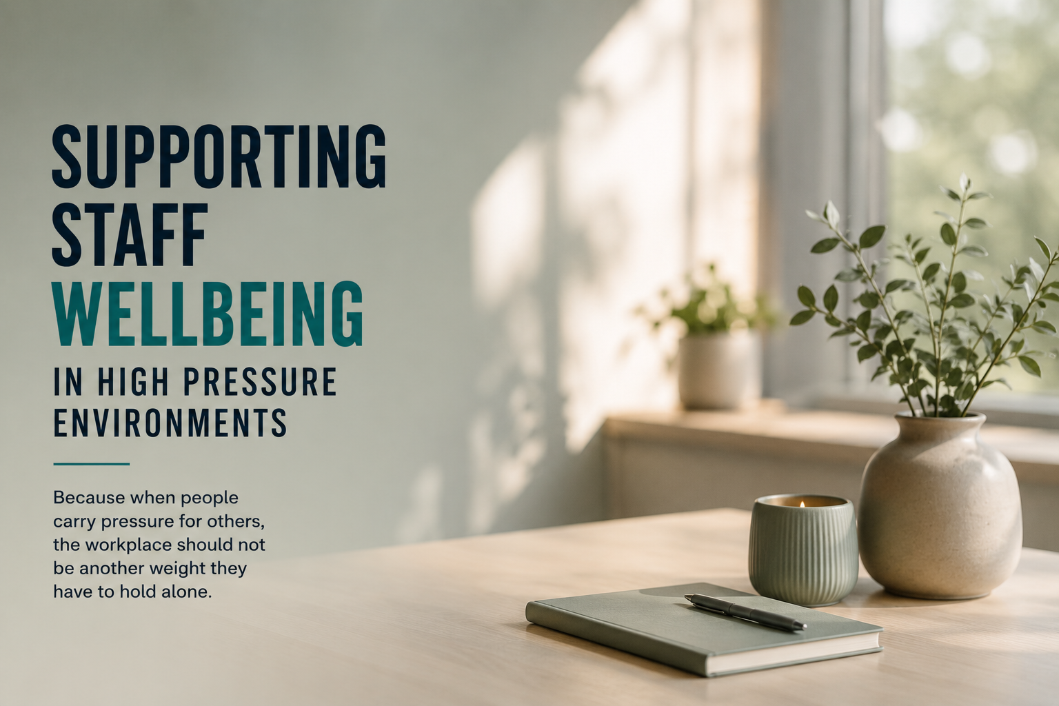 Supporting Staff Wellbeing in High Pressure Environments