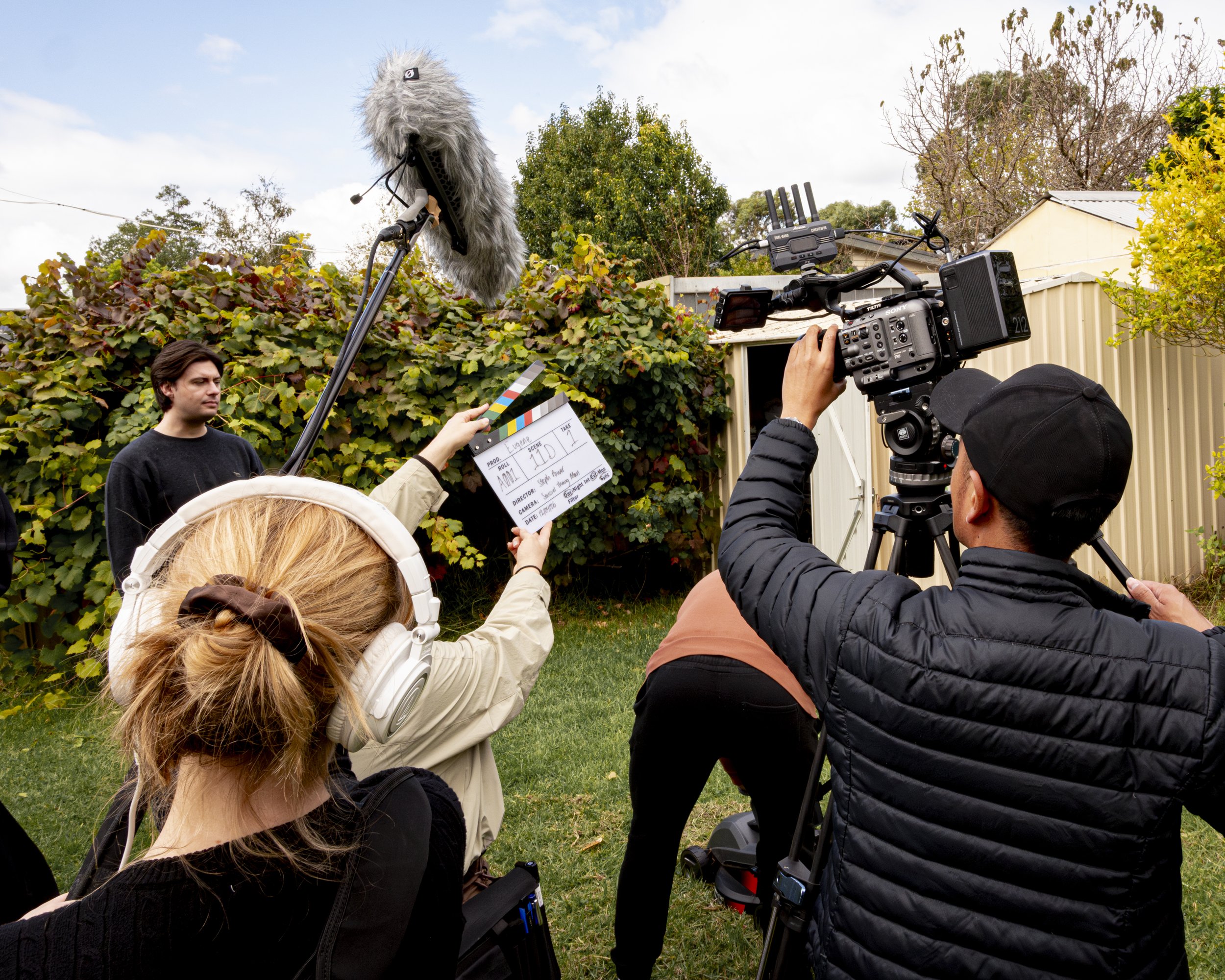 On the set of ''Eugene'' directed by Stephanie Power, 2026