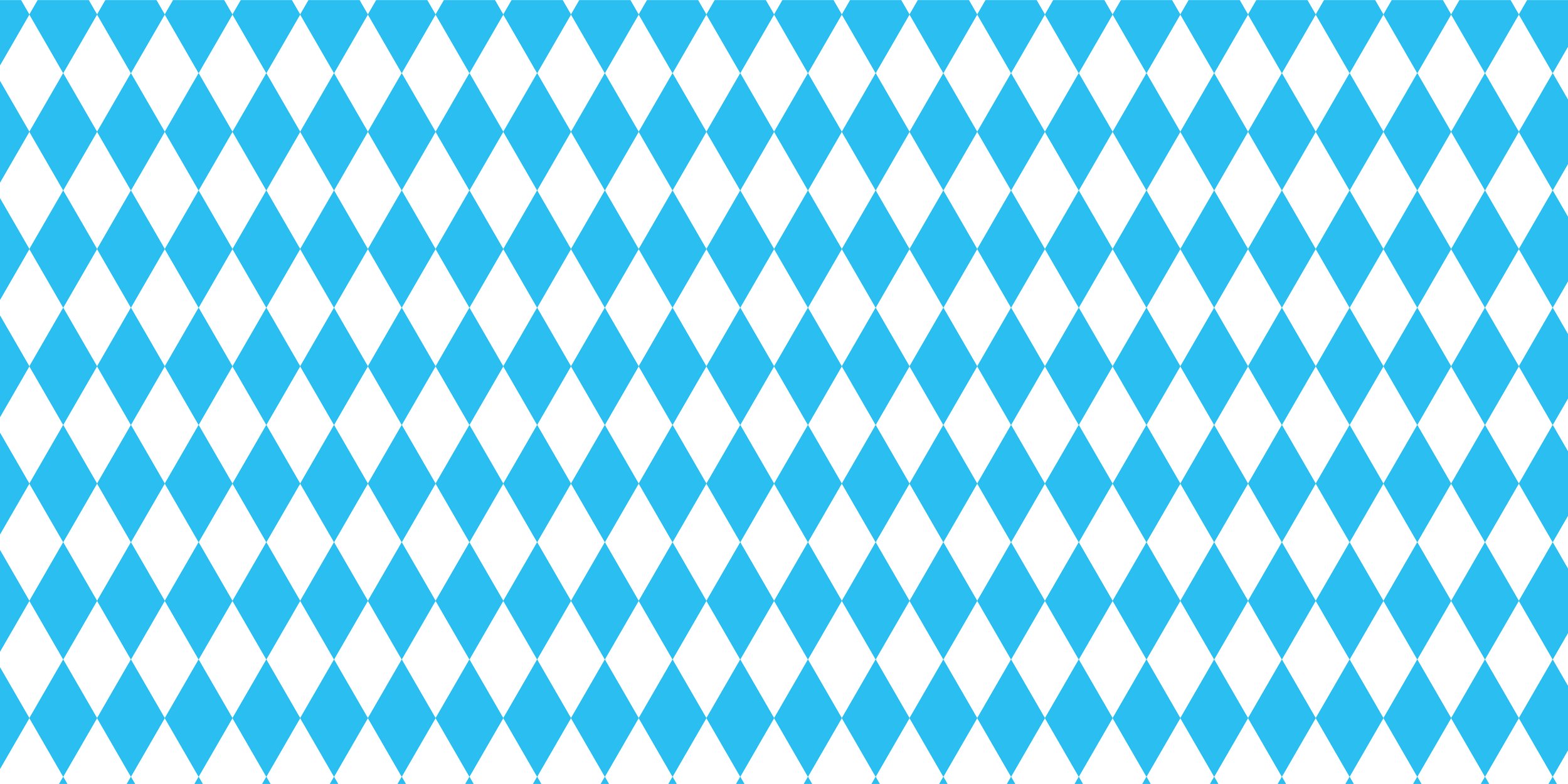 Bild med en blå och vit rutig mönster som liknar en traditionell tysk diamantsymbol.