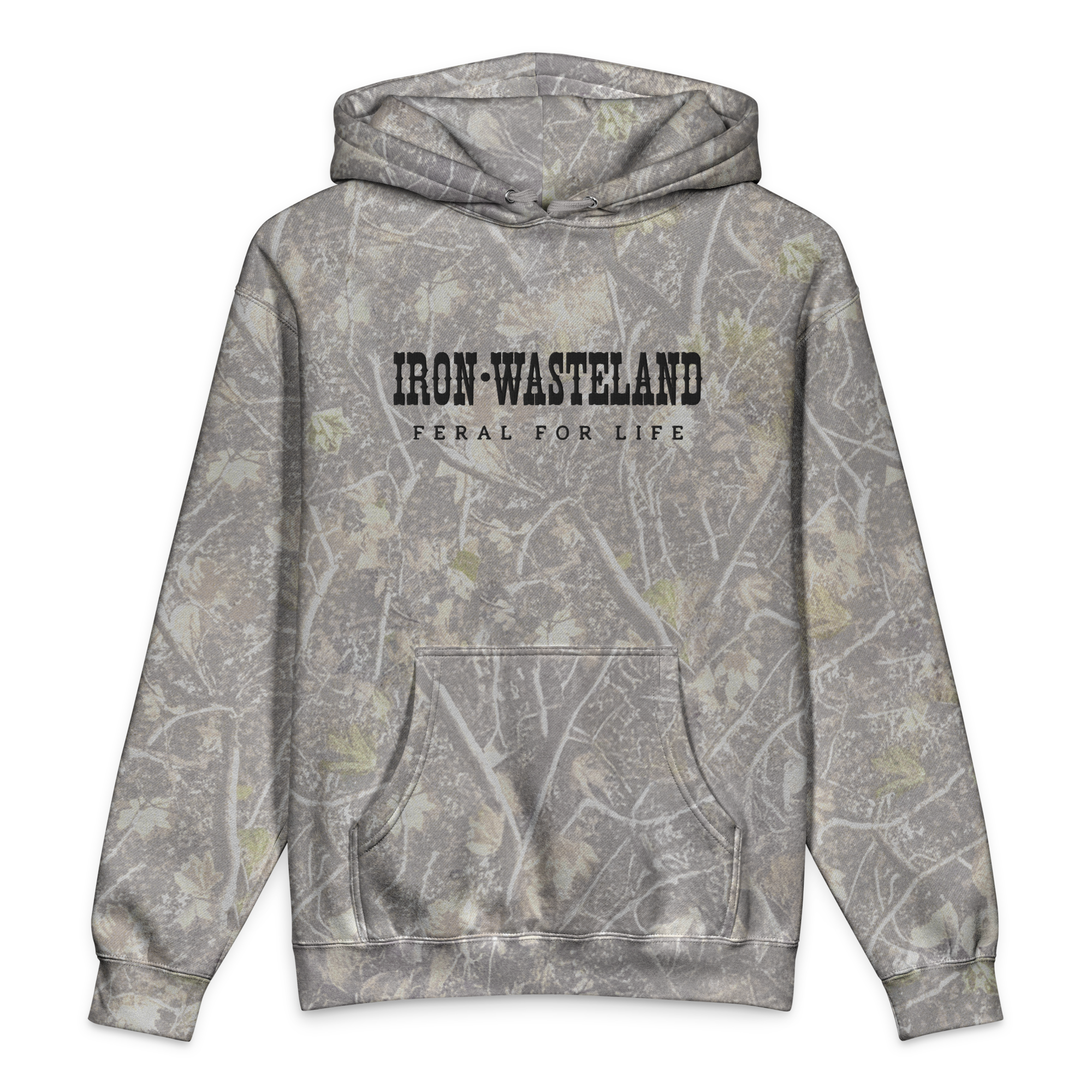Iron Wasteland Logo Camo- Hoodie