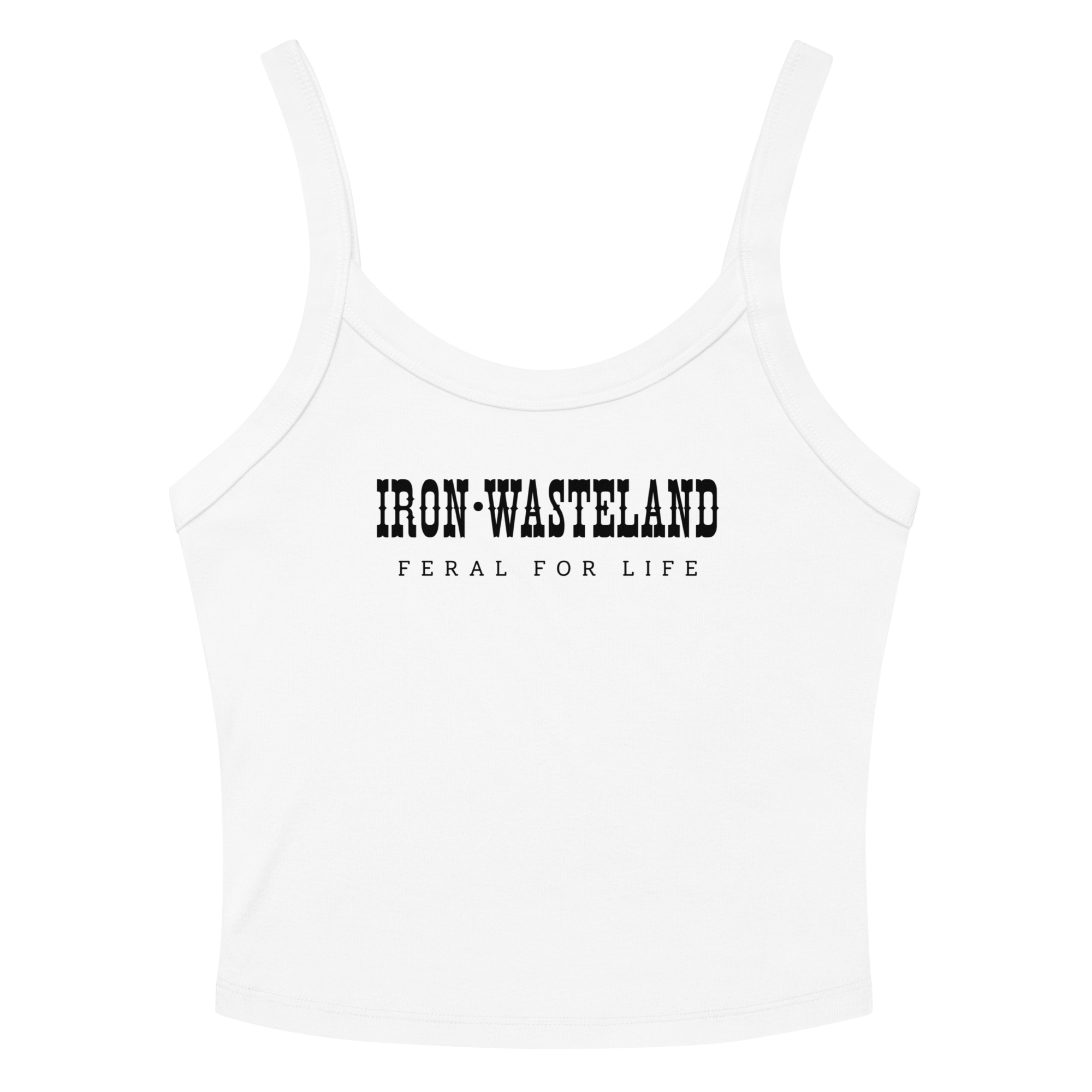 Iron Wasteland Logo White- Tank