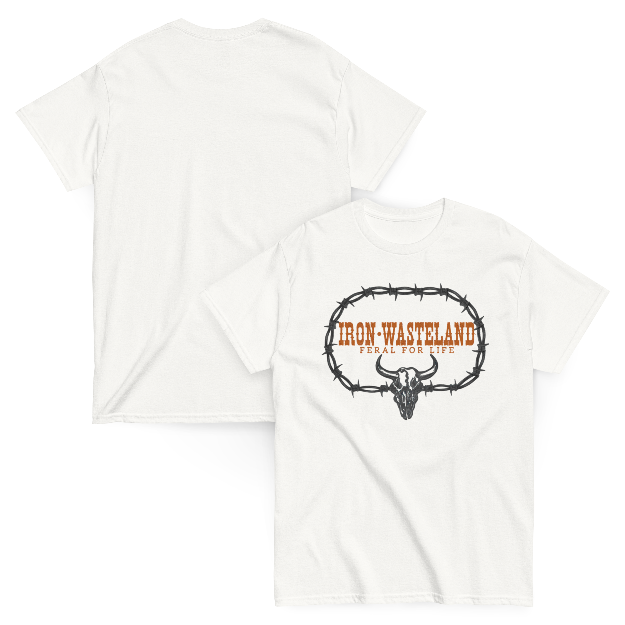 Barbed Wire Badge- Tee