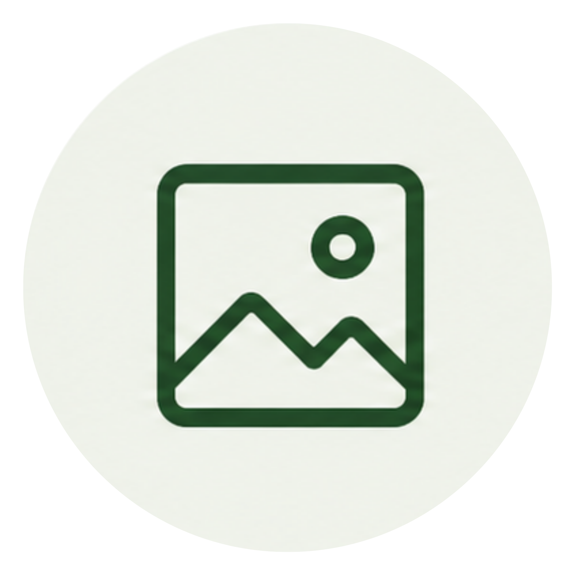 Post production icon representing real estate photo editing, quality control, and media delivery.