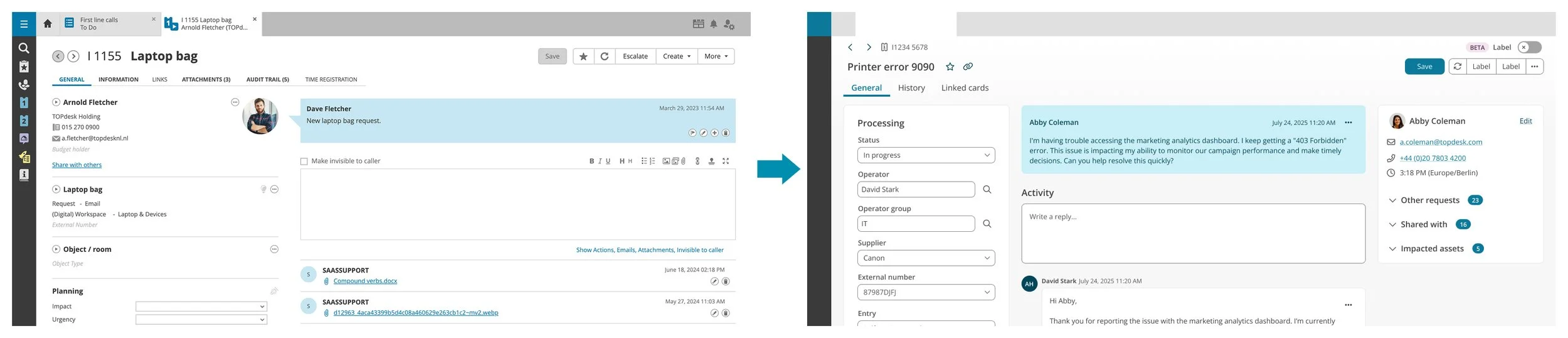 Showcase how could an incident card looks like with new design system components