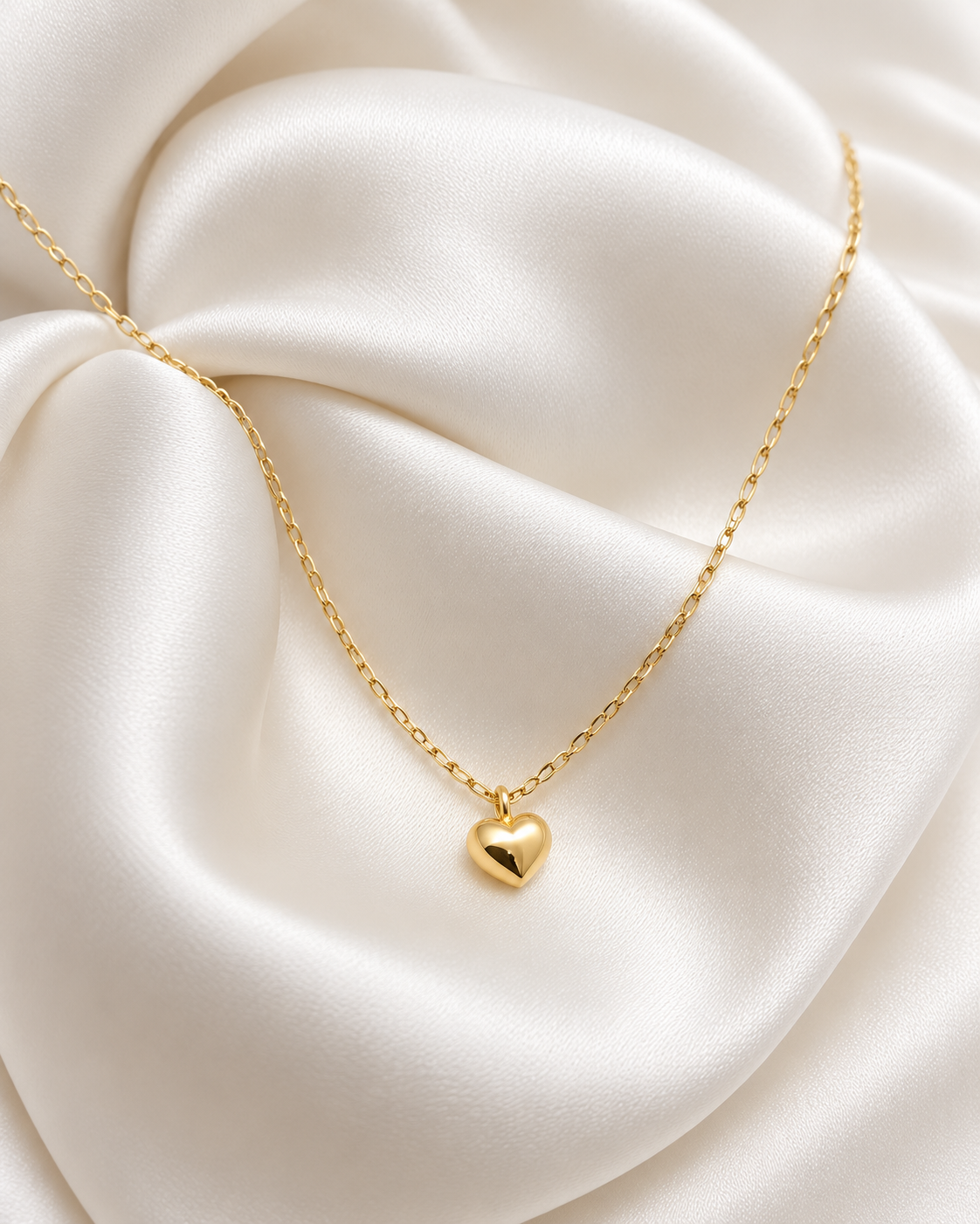 Minimal Heart 925 Silver Necklace