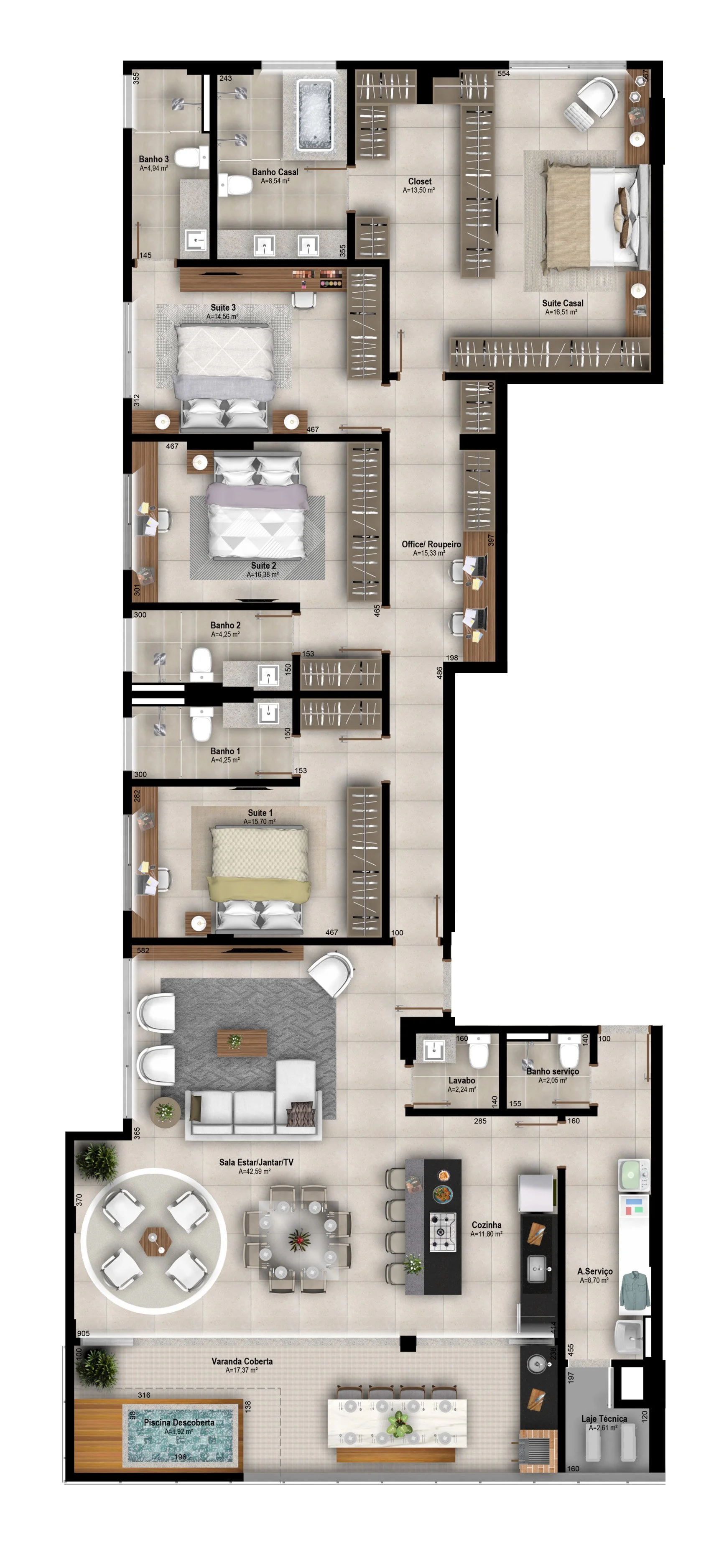 Torre Parque - Penthouse 1-232,04m2