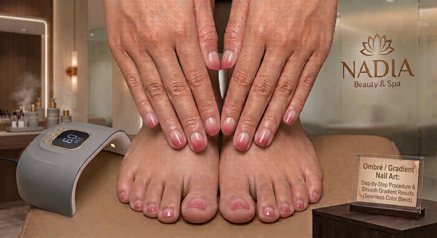 Ombré / Gradient Nail Art: Procedure and Results