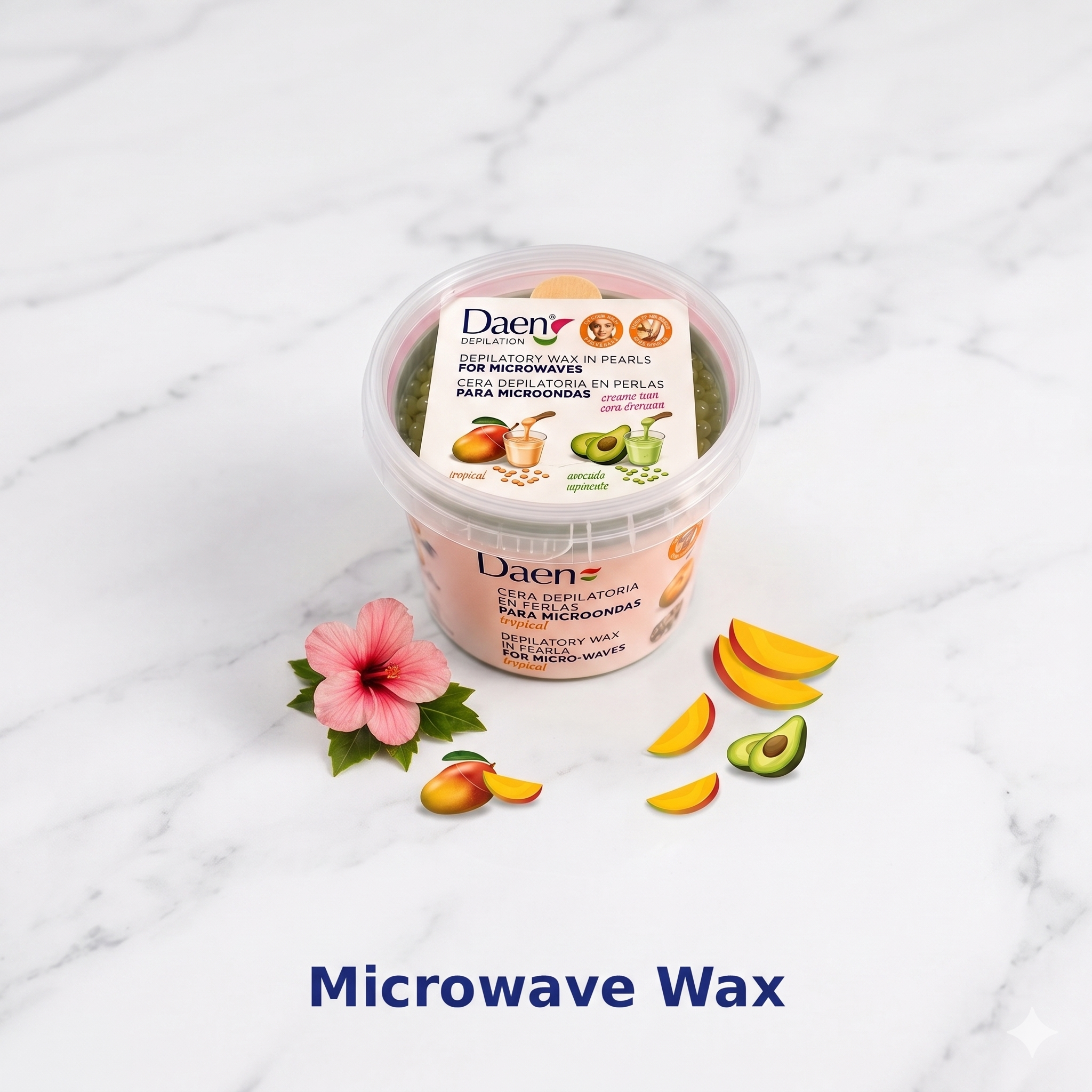 Daen microwave depilatory wax for body hair removal