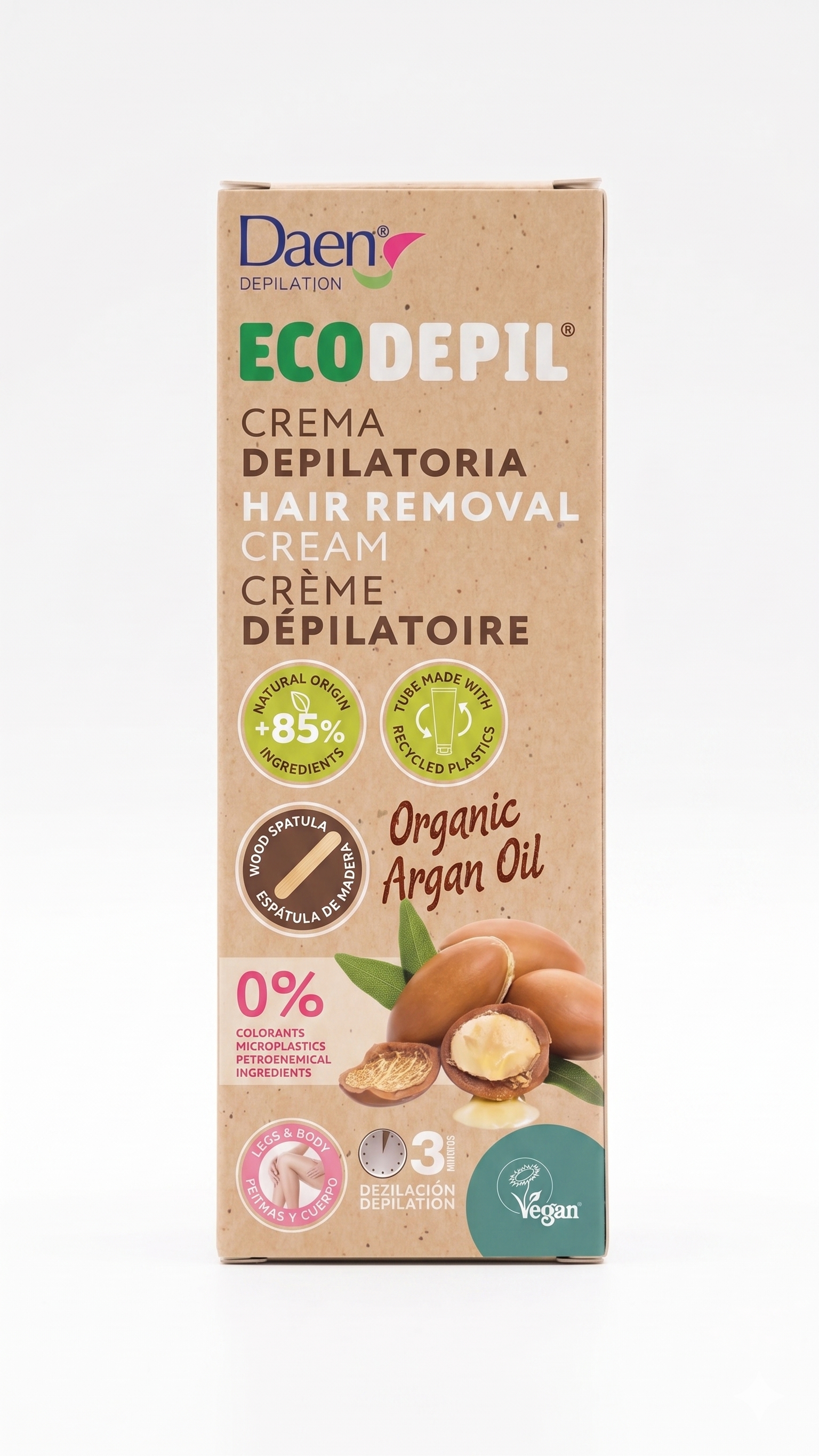 Hair removal cream body Argan Ecodepil 100ml
