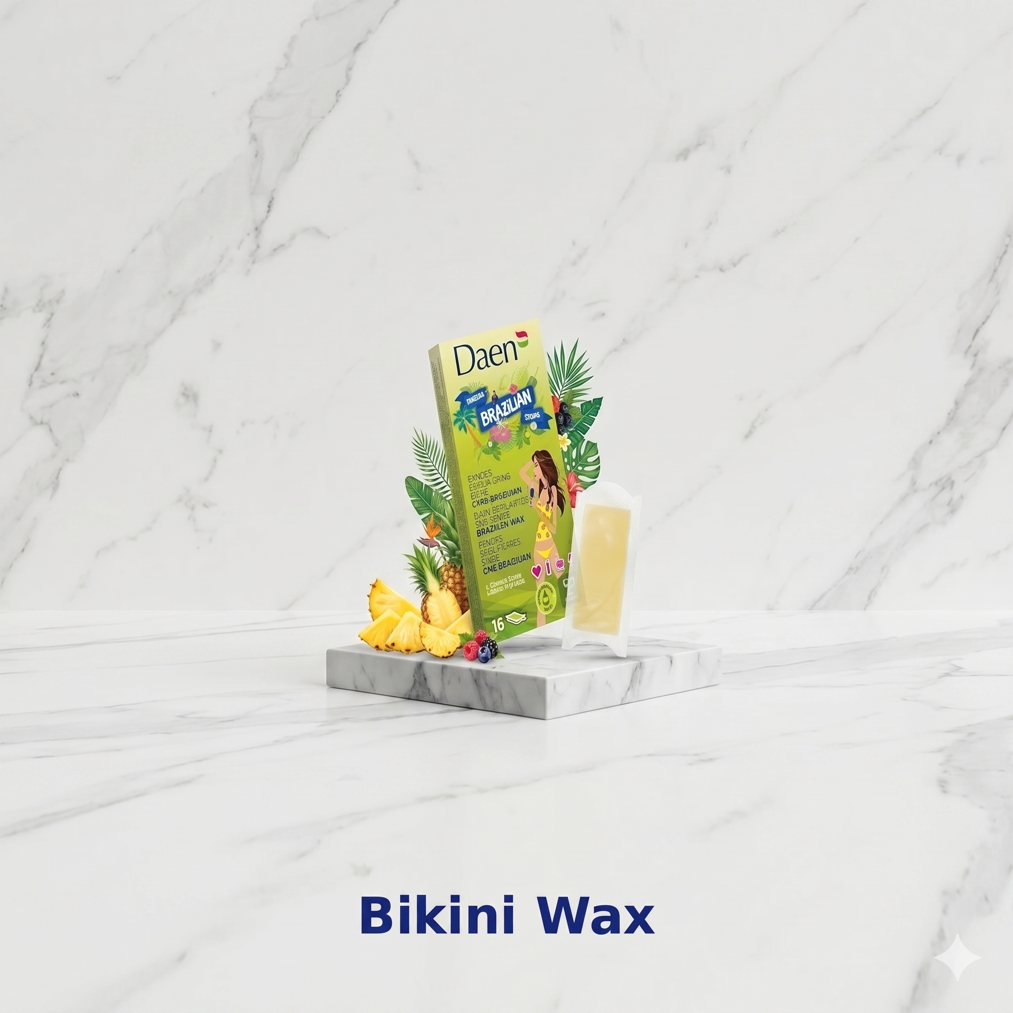 Bikini Hair Removal Strips

Specially designed for the delicate bikini area, Daen Bikini Wax Hair Removal Strips provide effective hair removal with long-lasting smooth results. The ready-to-use formula ensures quick and convenient application, leavi