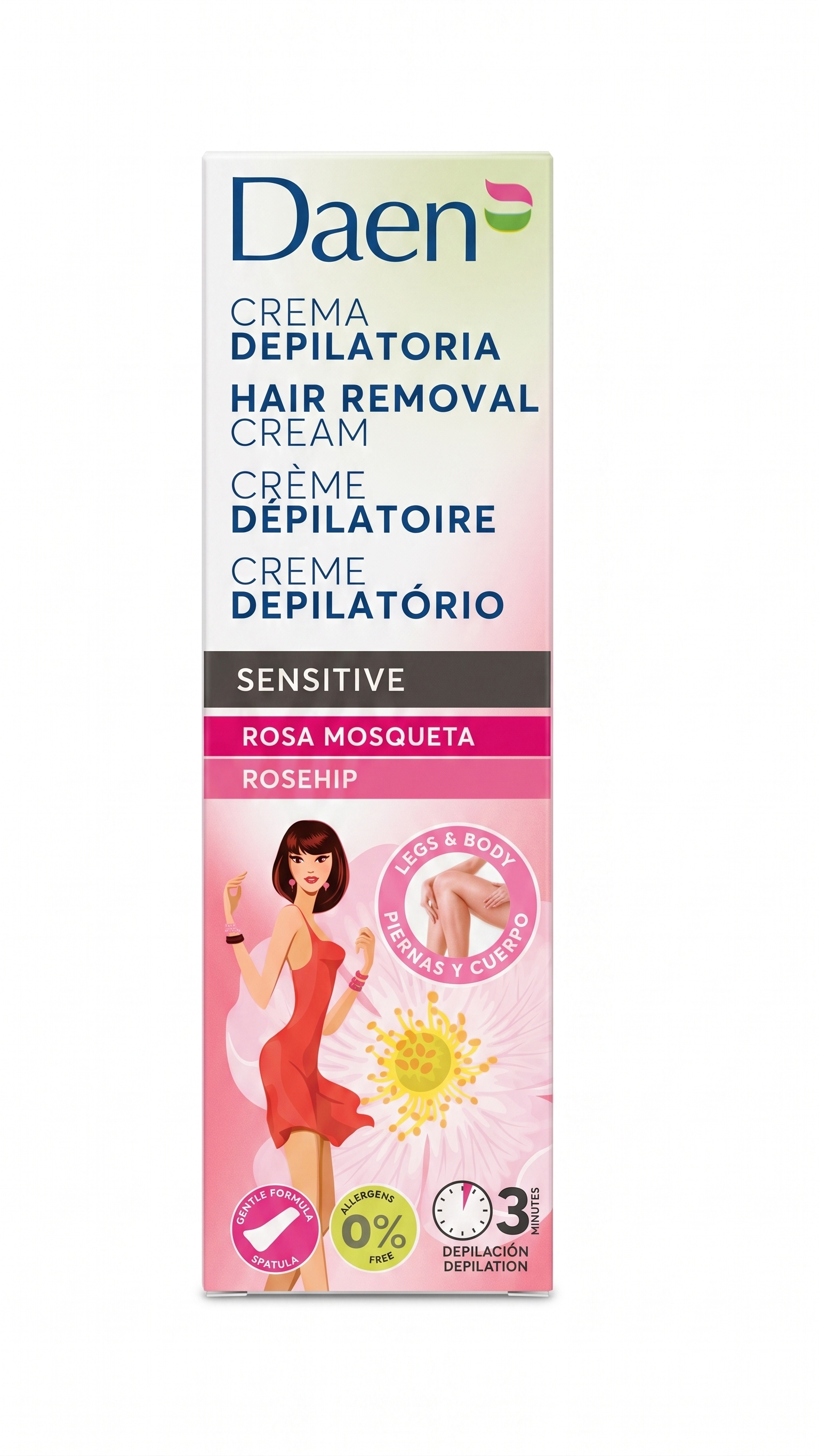 Hair removal cream body Rosehip 125ml