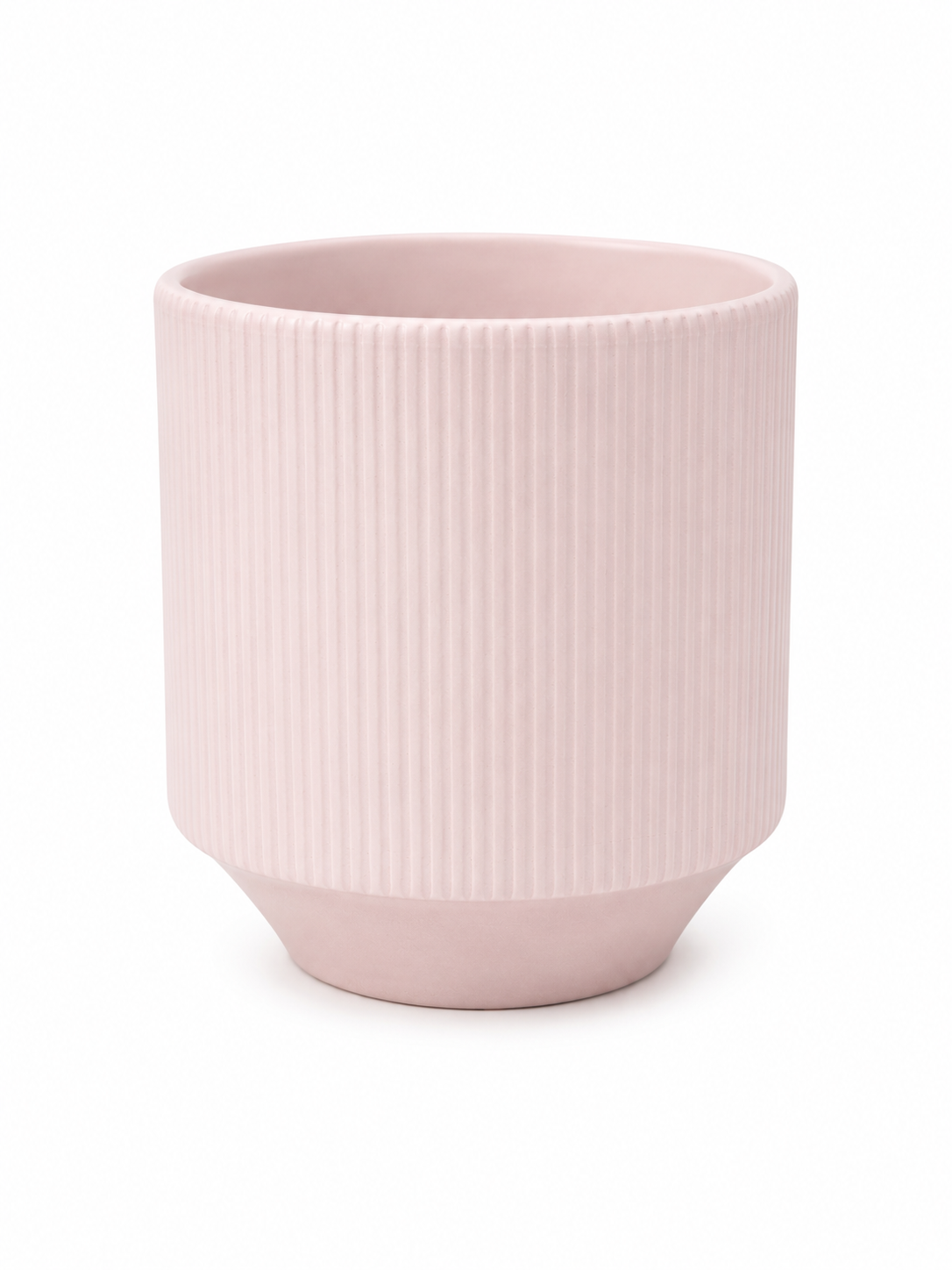 Vaso Rosa Claro Texturizado