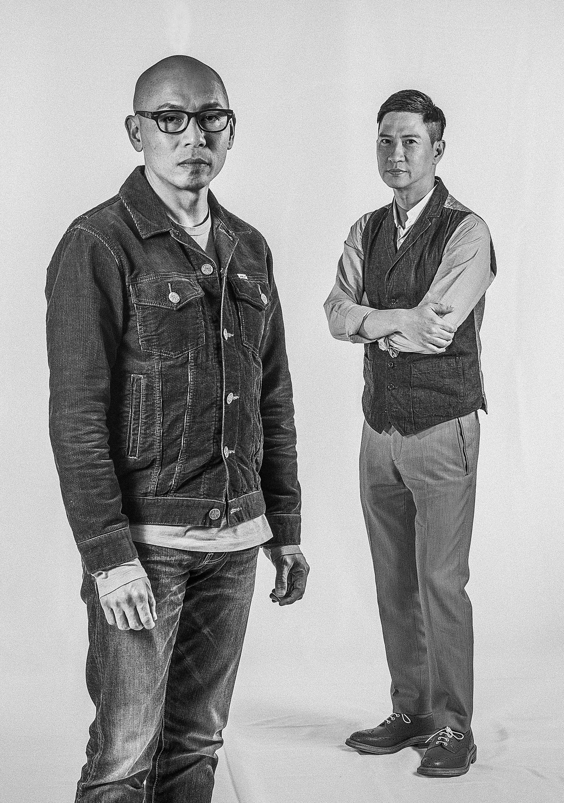 Hong Kong director Dante Lam (L) and actor Nick Cheung.