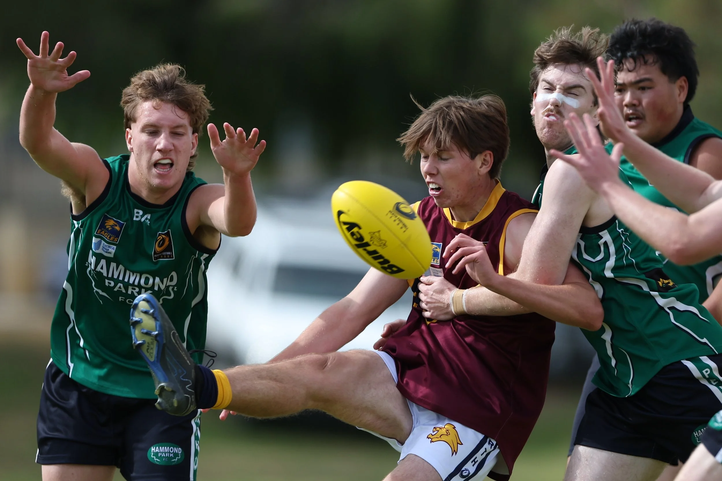 Perth Football League Manning vs Hammond Park 2026.