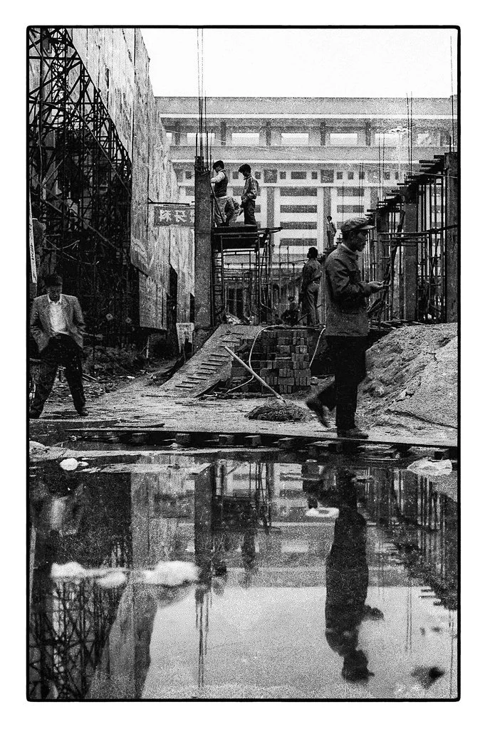Shenzhen, unders construction, early 1990s.