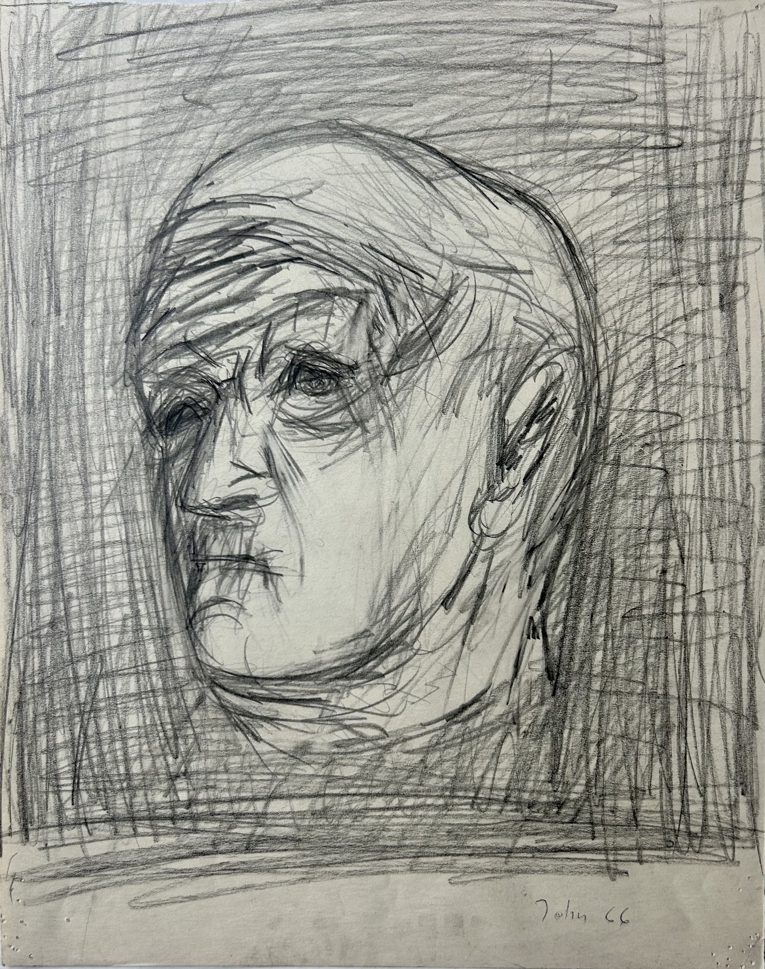Ernst Noske, Alt-Schwerin, 1966