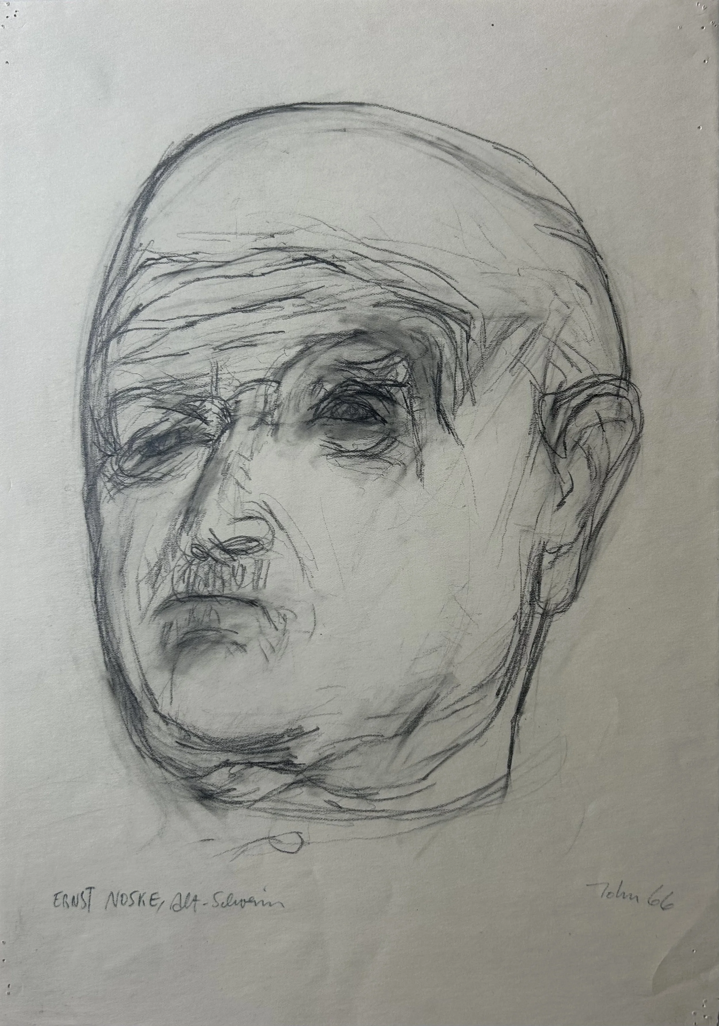 Ernst Noske, Alt-Schwerin, 1966