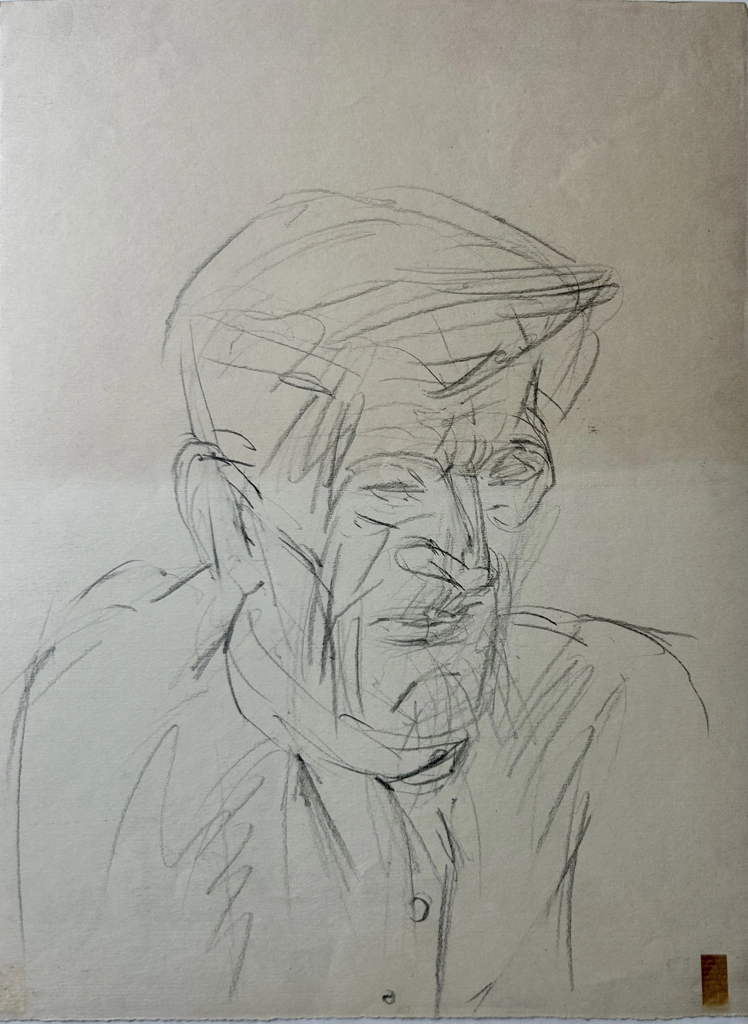 Alter Mann aus dem Rajon Nowgorod, 1965