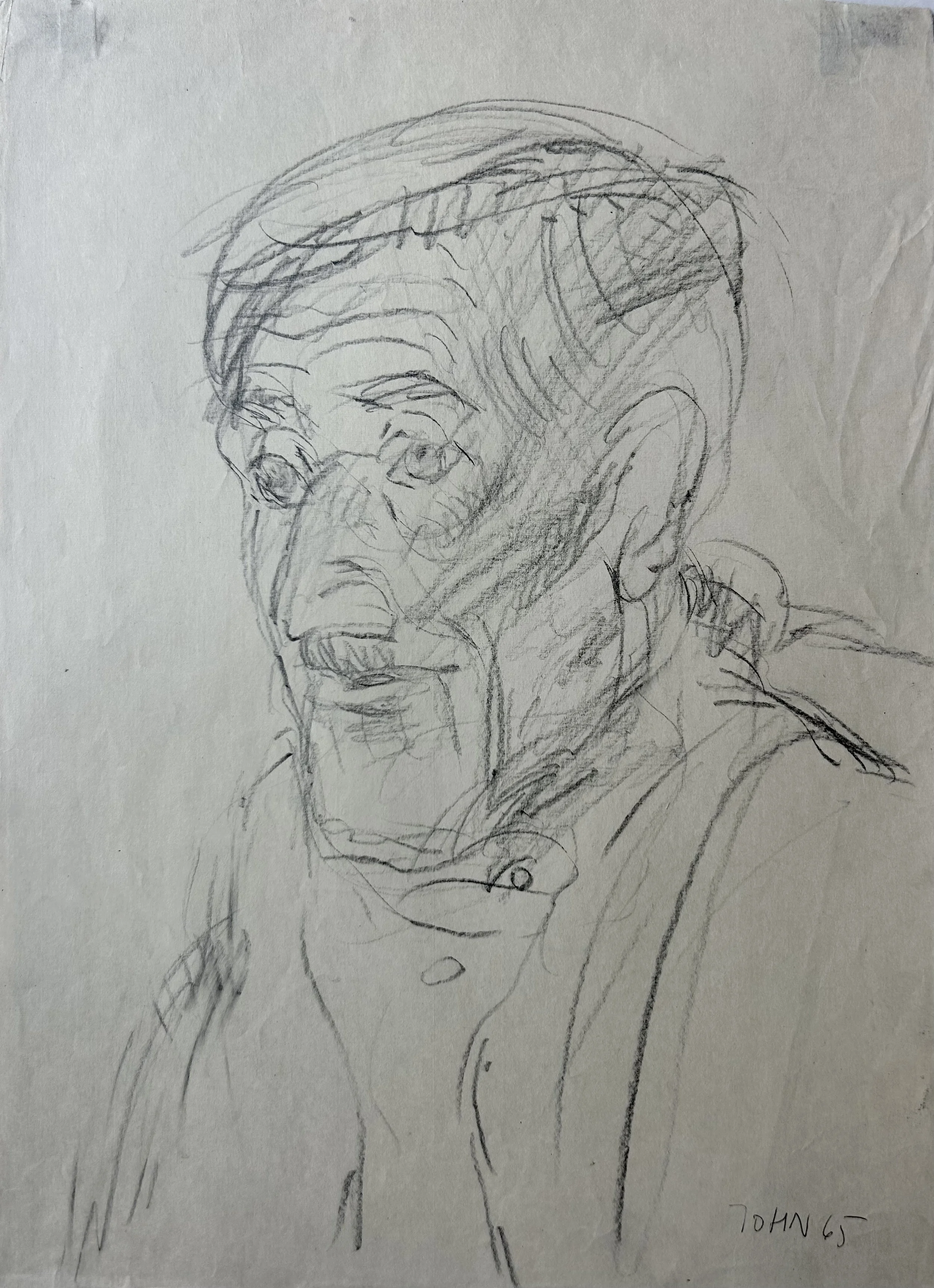 Alter Mann aus dem Rajon Nowgorod, 1965