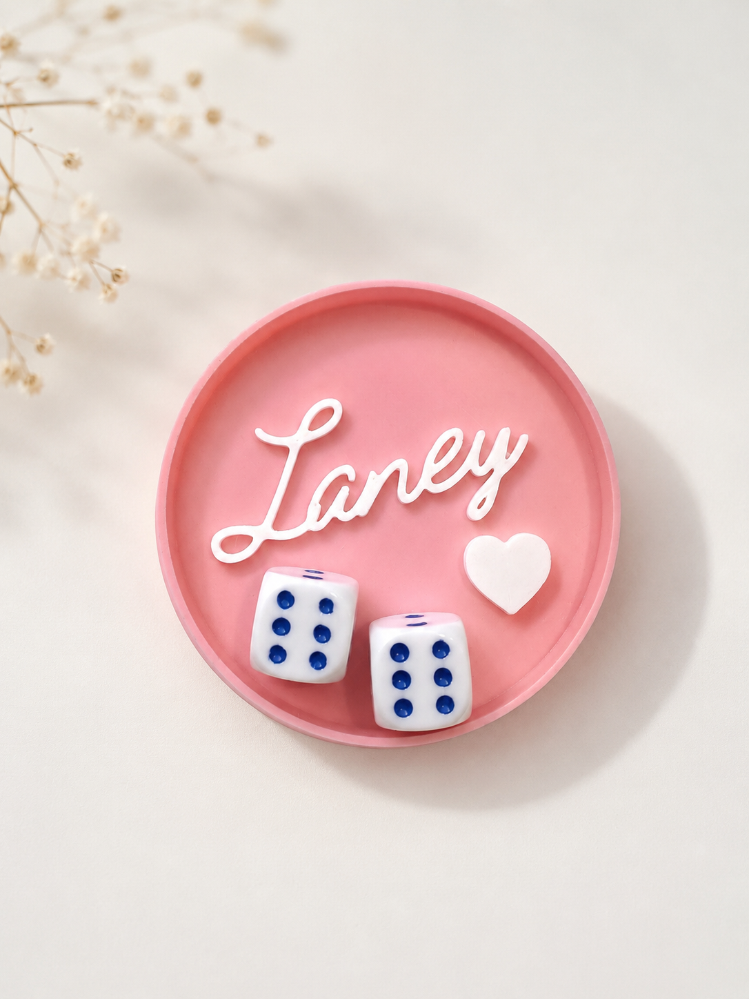 Personalized Mahjong Dice Holder