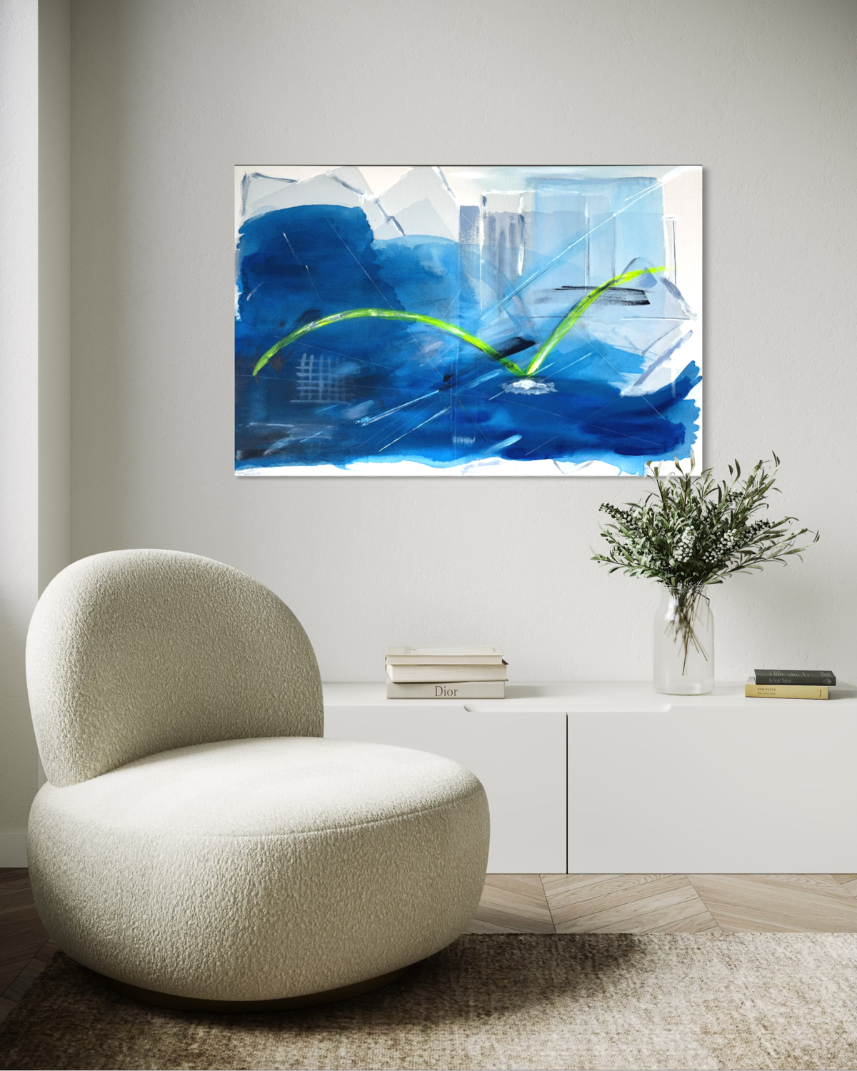 The Opening Shot - The First Painting of the Padel Series
